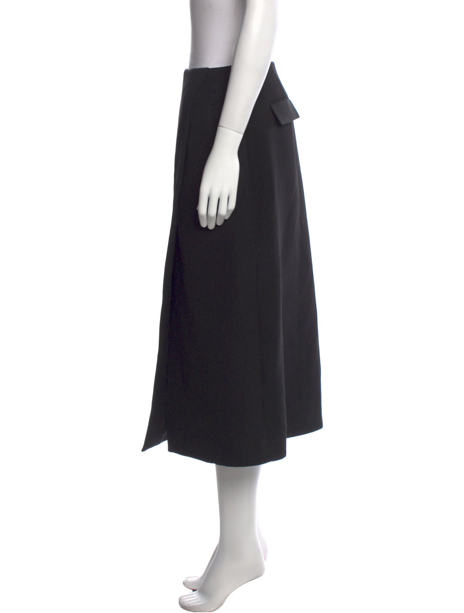 WARDROBE.NYC Virgin Wool Midi Length Skirt