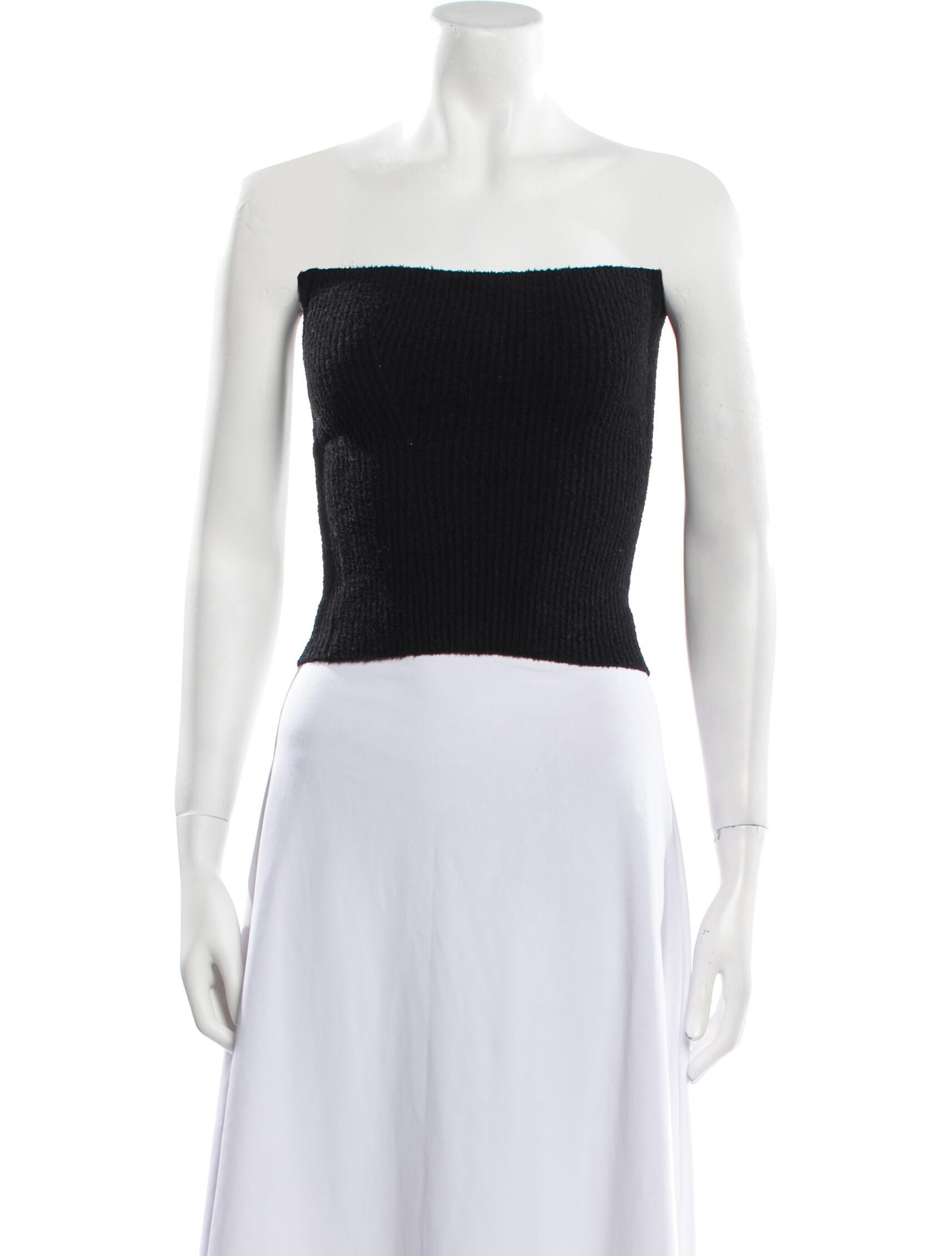 WARDROBE.NYC Strapless Sweater