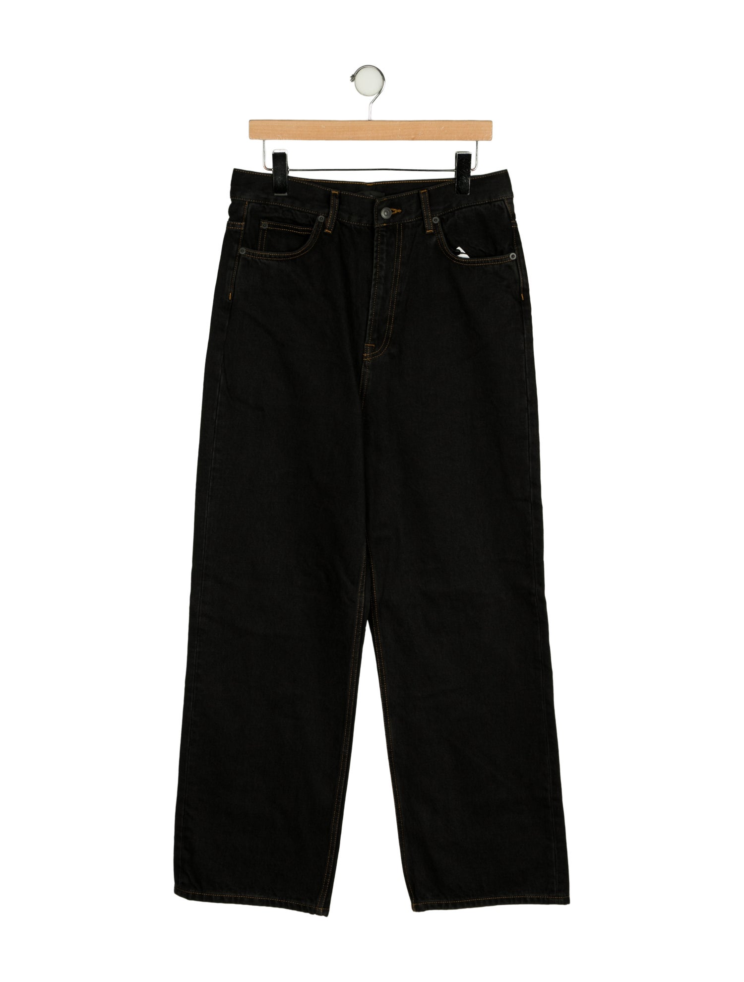 WARDROBE.NYC High-Rise Wide Leg Jeans w/ Tags