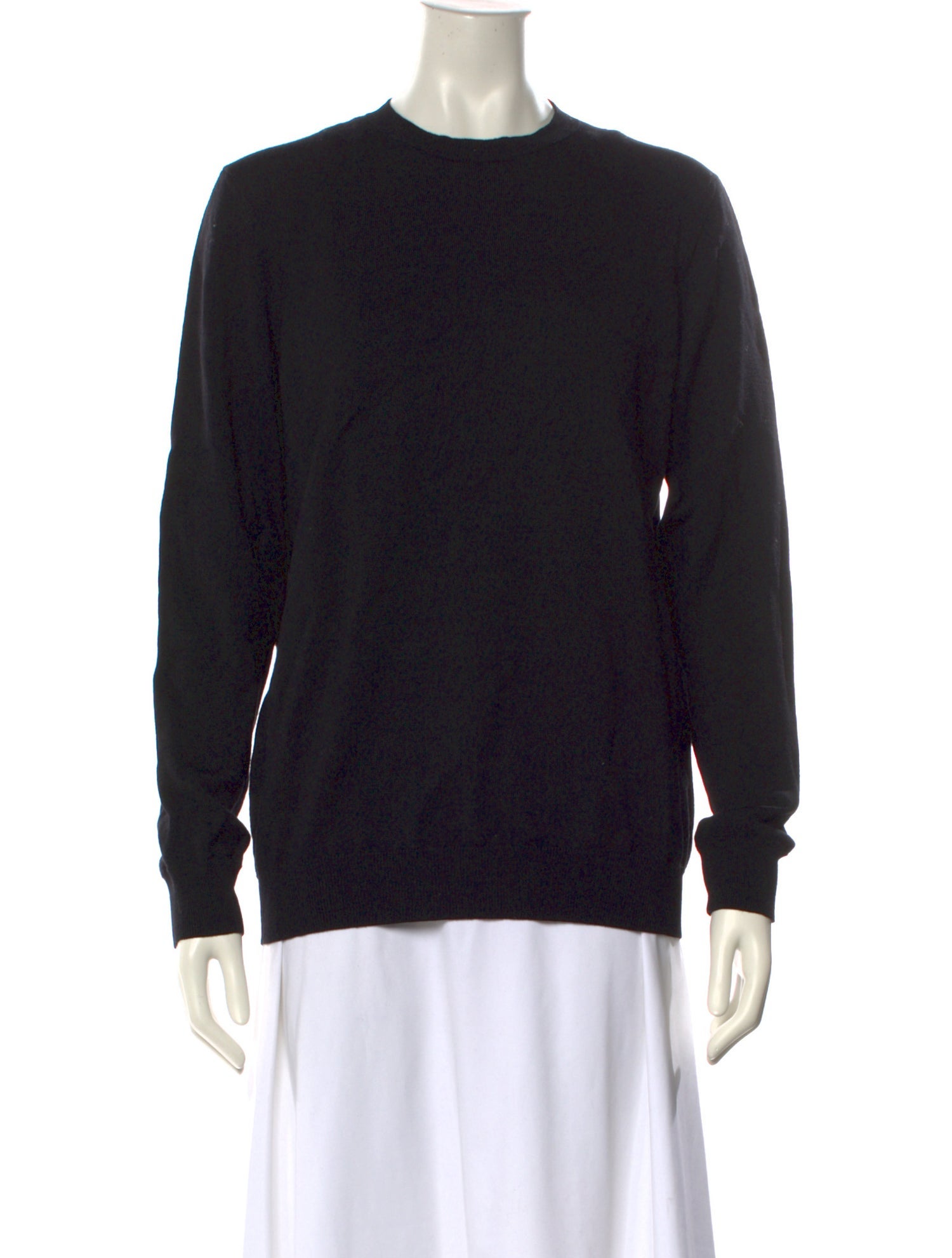 WARDROBE.NYC Wool Crew Neck Sweatshirt