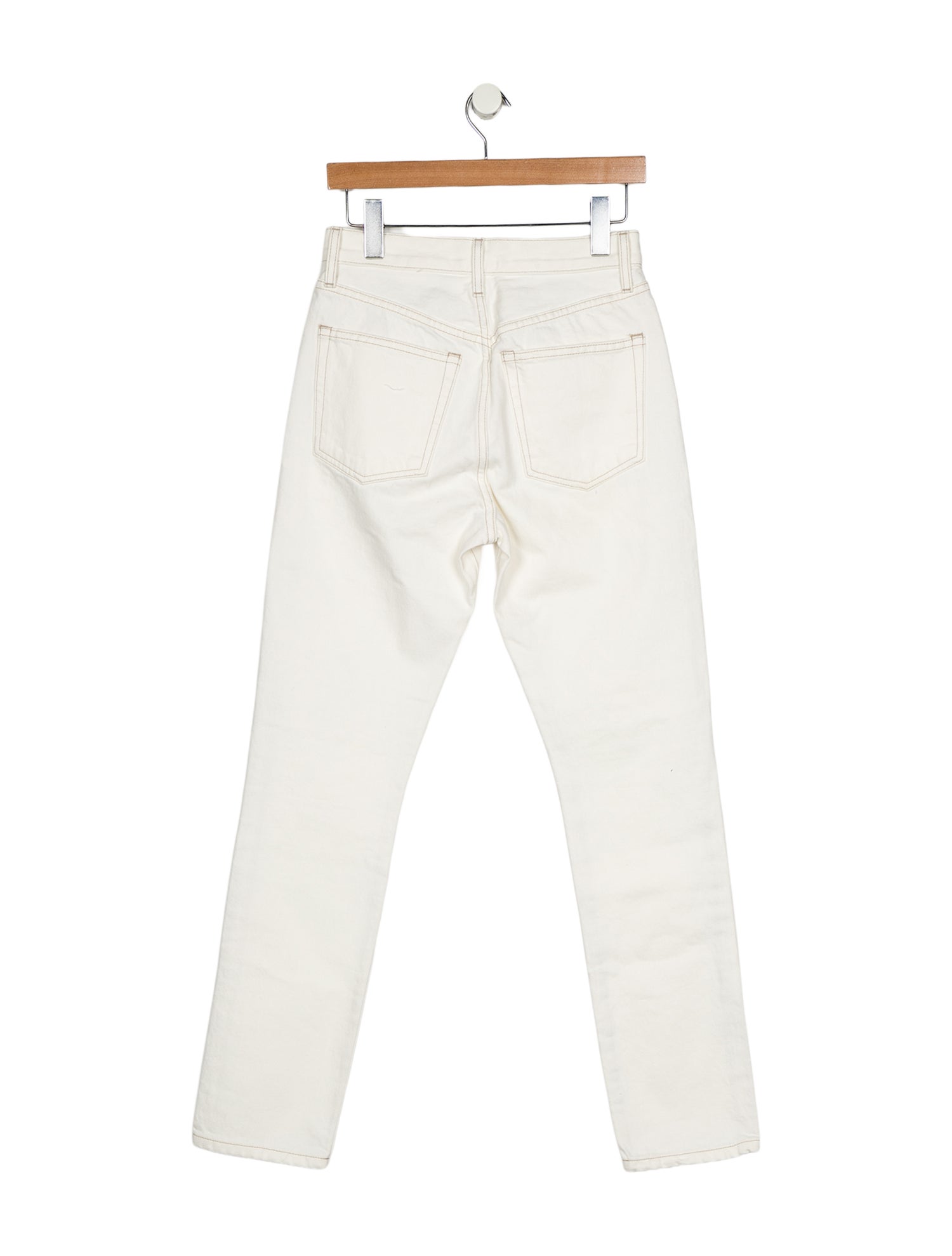 WARDROBE.NYC High-Rise Straight Leg Jeans
