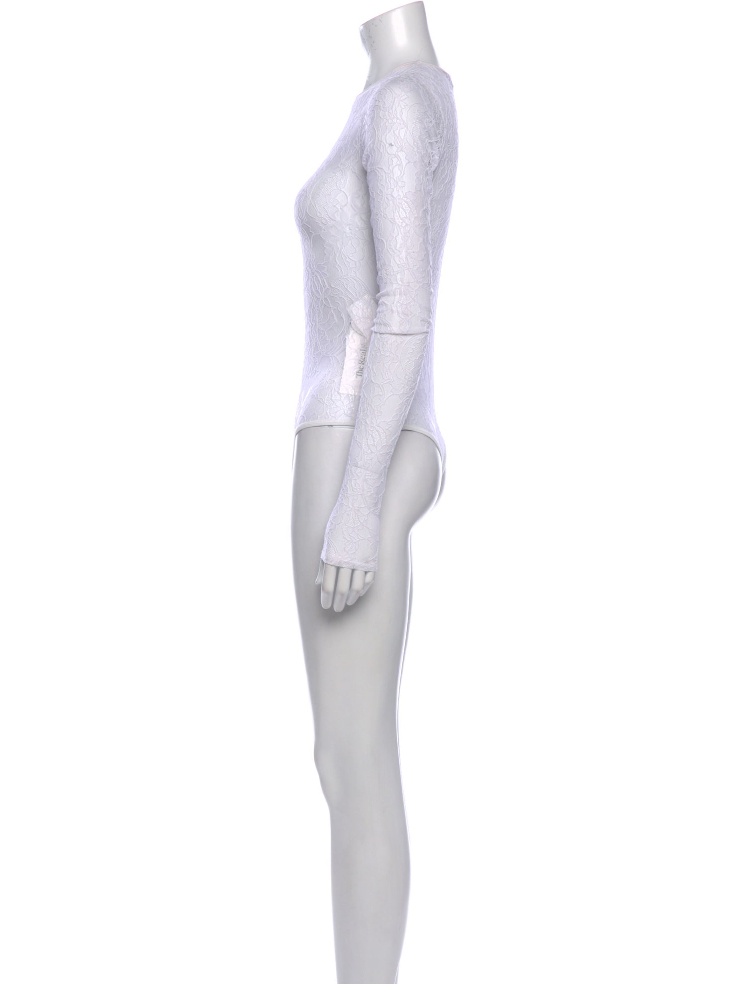 WARDROBE.NYC Scoop Neck Long Sleeve Bodysuit