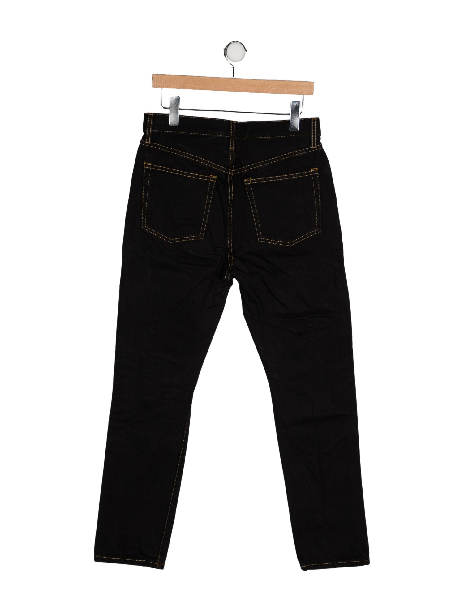 WARDROBE.NYC High-Rise Straight Leg Jeans
