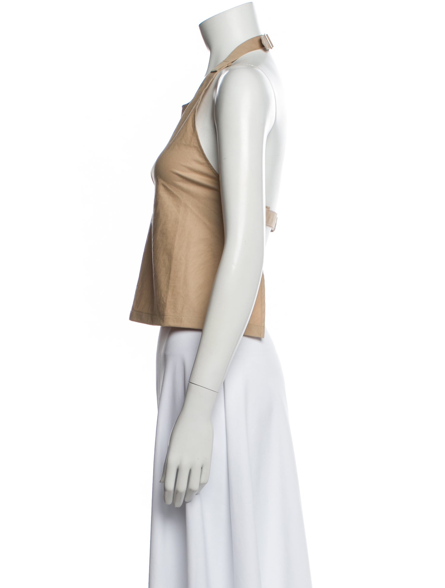 WARDROBE.NYC Halterneck Sleeveless Top