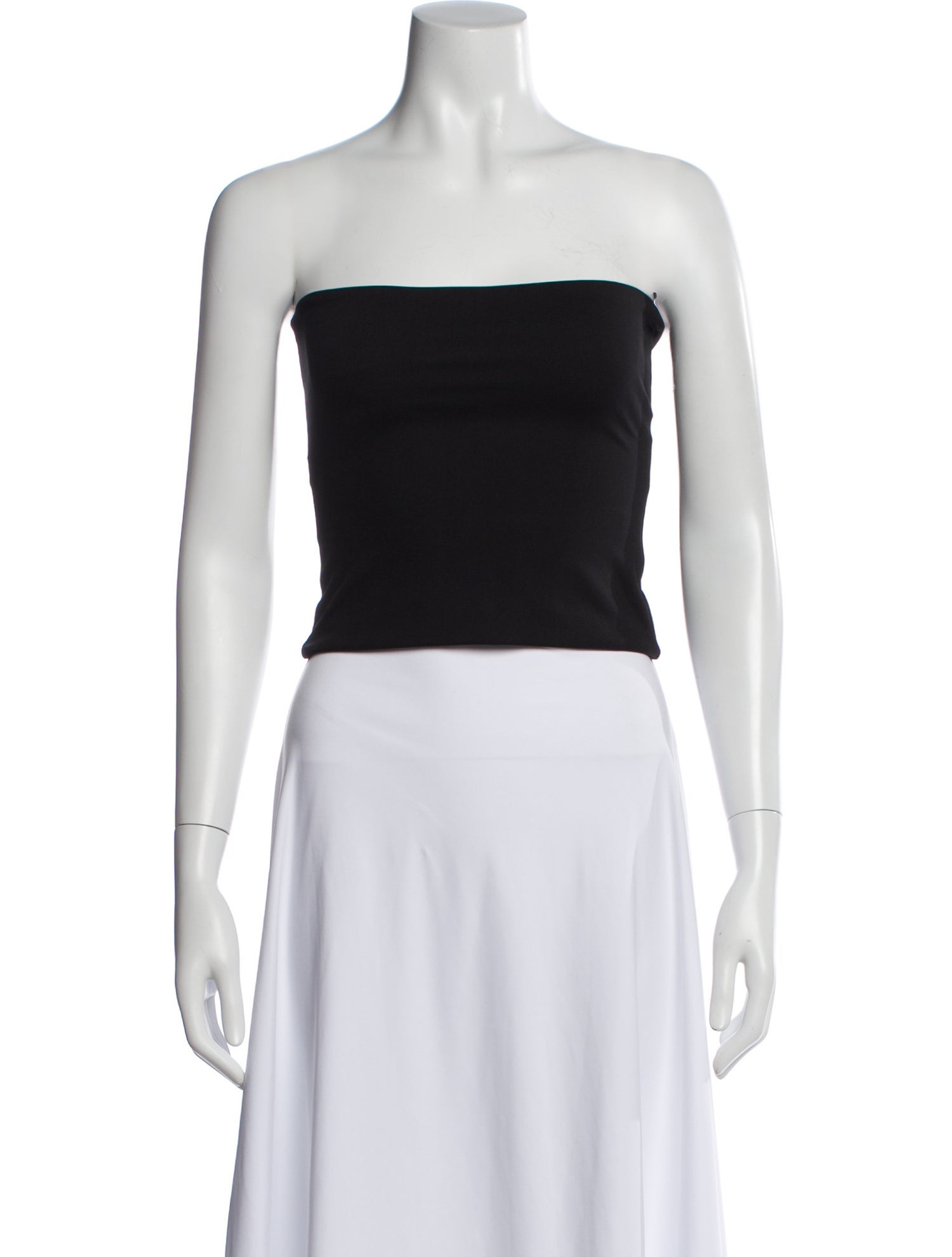 WARDROBE.NYC Strapless Crop Top