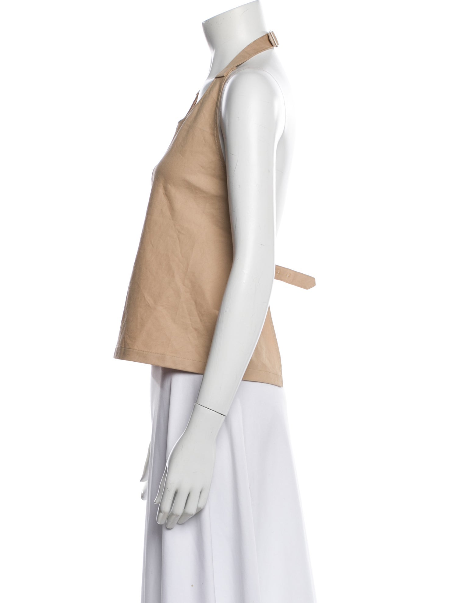 WARDROBE.NYC Halterneck Sleeveless Top