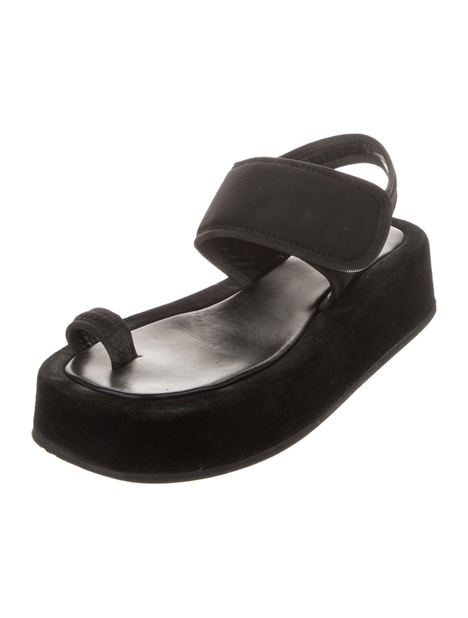 WARDROBE.NYC Neoprene Slingback Sandals