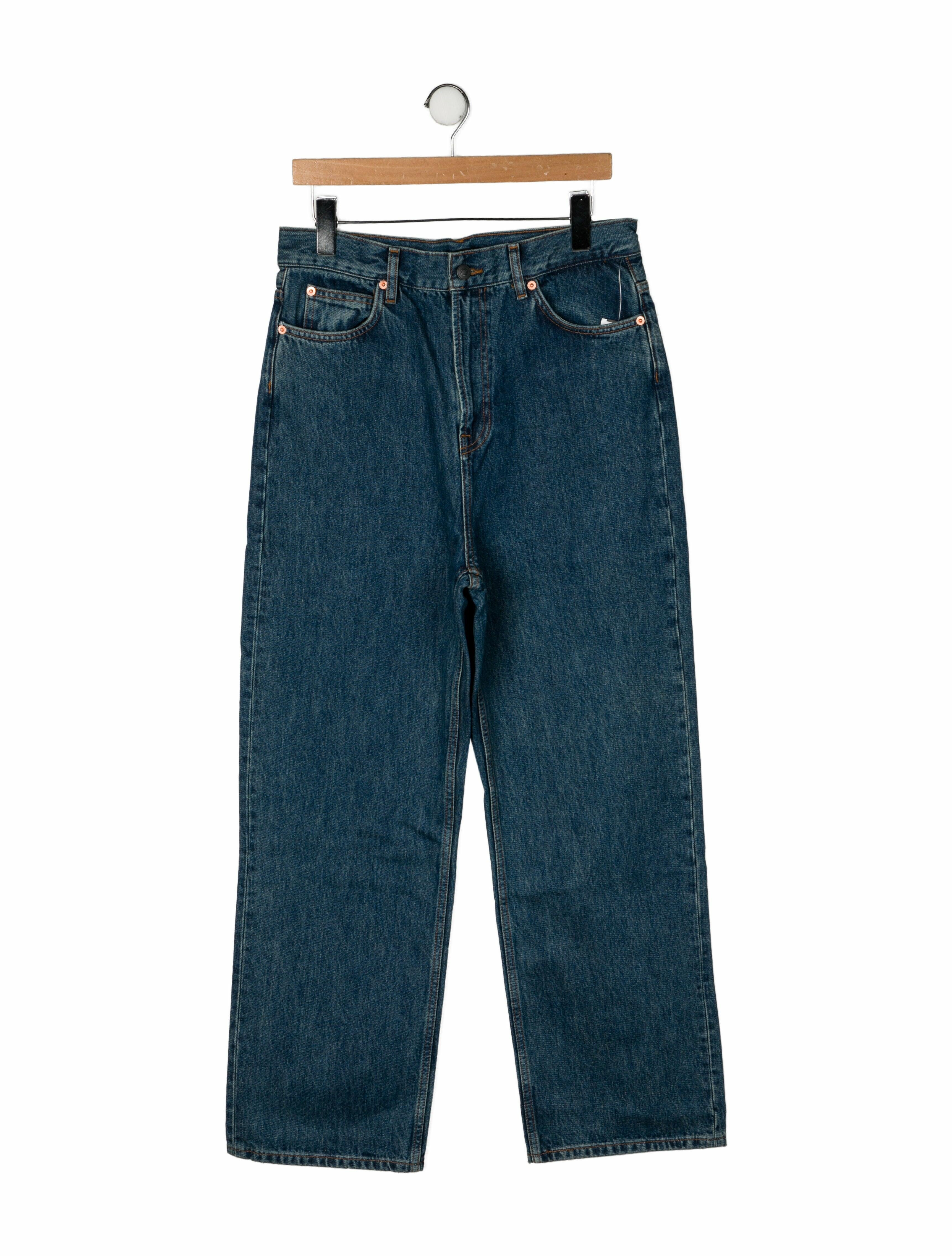 WARDROBE.NYC High-Rise Straight Leg Jeans w/ Tags