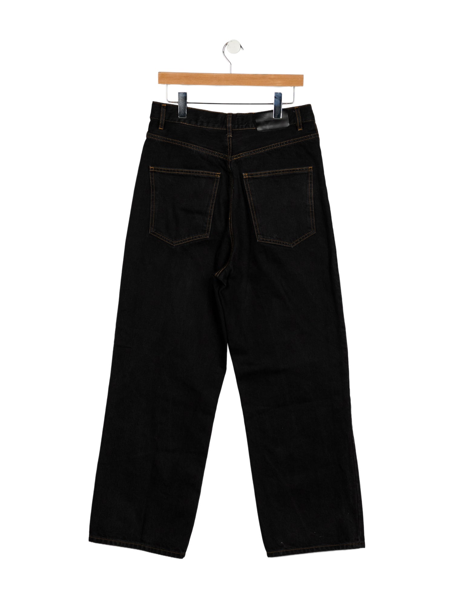 WARDROBE.NYC High-Rise Wide Leg Jeans