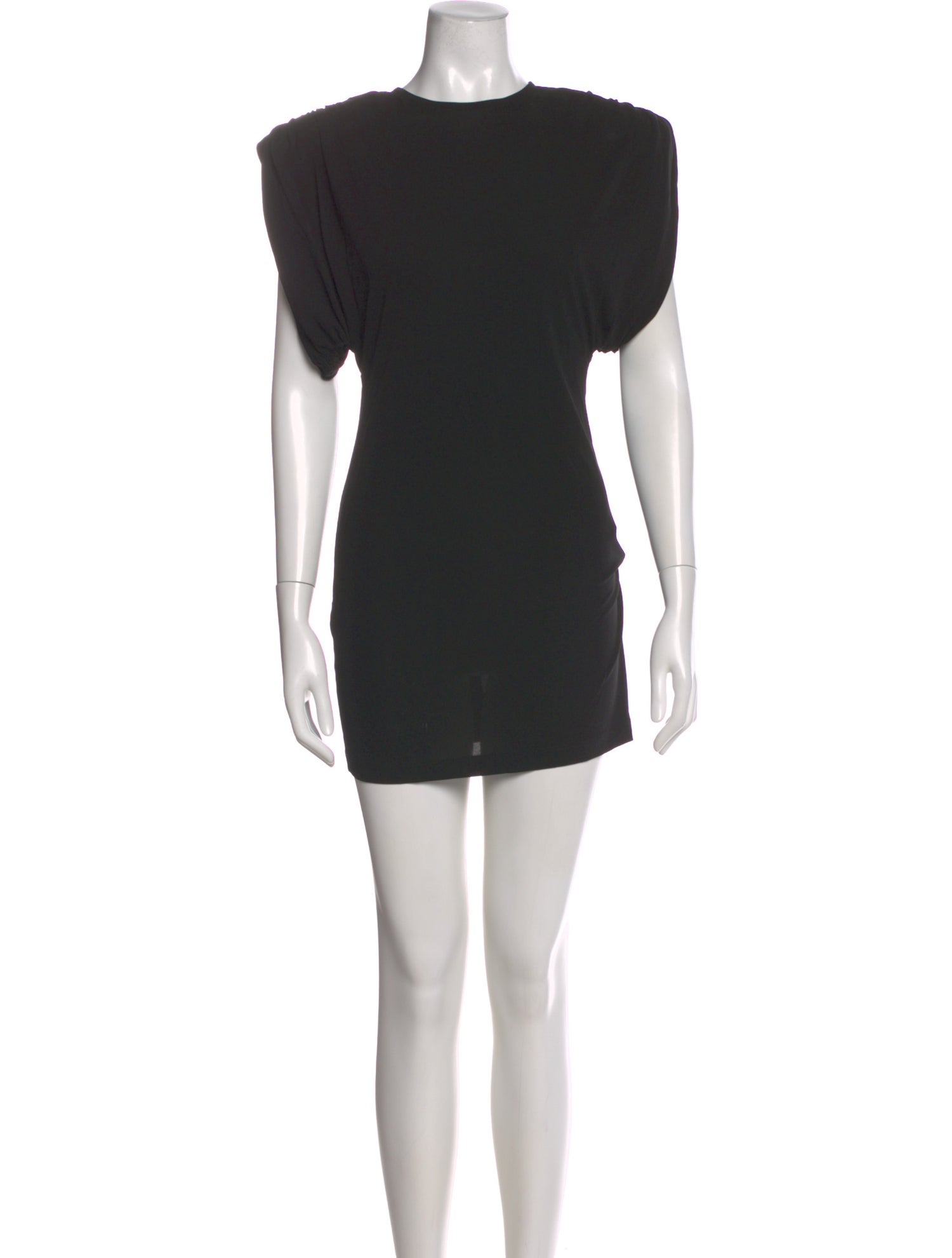 WARDROBE.NYC Crew Neck Mini Dress