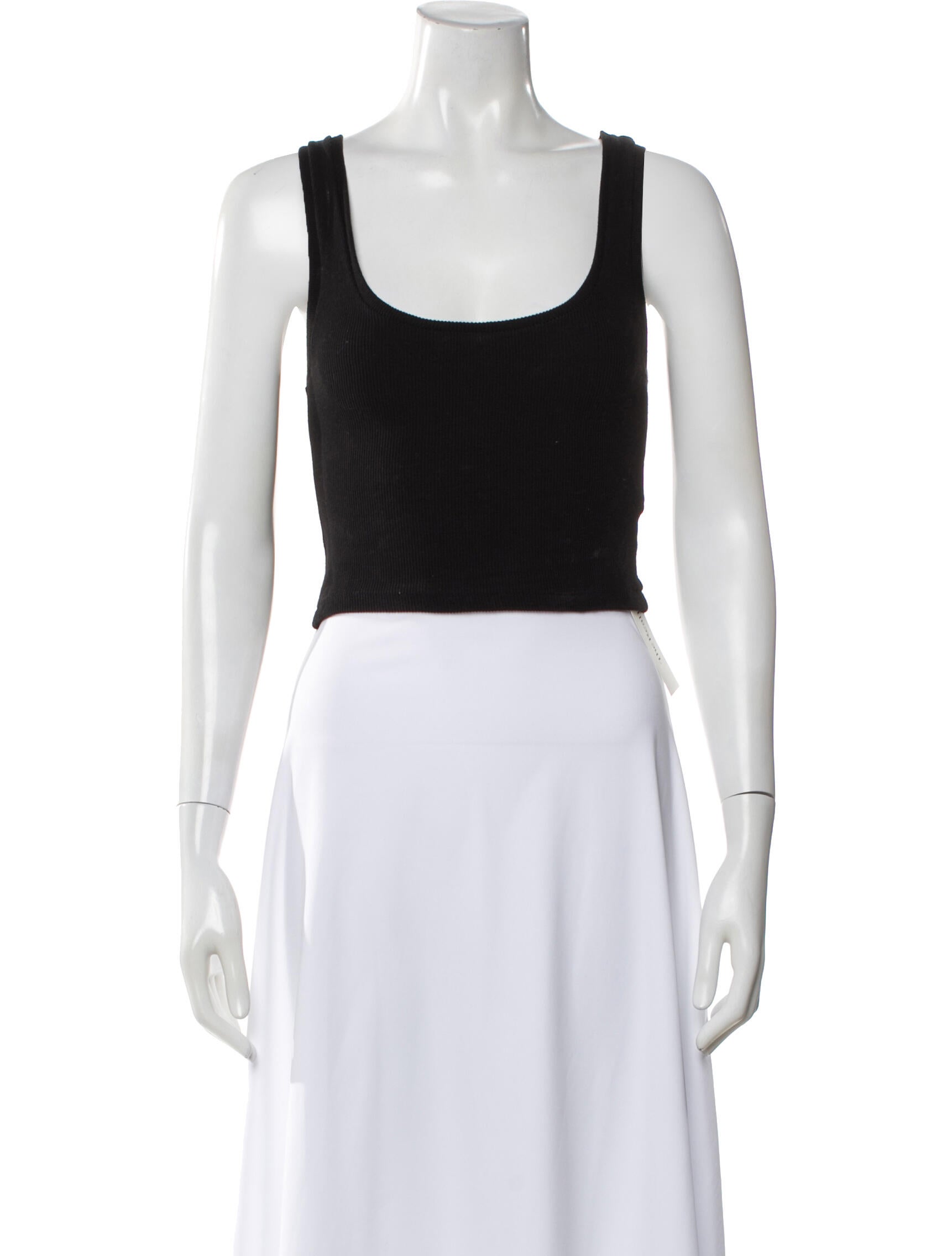 WARDROBE.NYC Scoop Neck Sleeveless Top