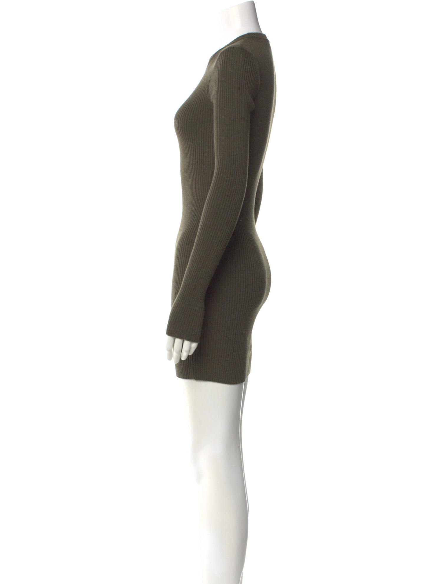 WARDROBE.NYC Merino Wool Mini Dress
