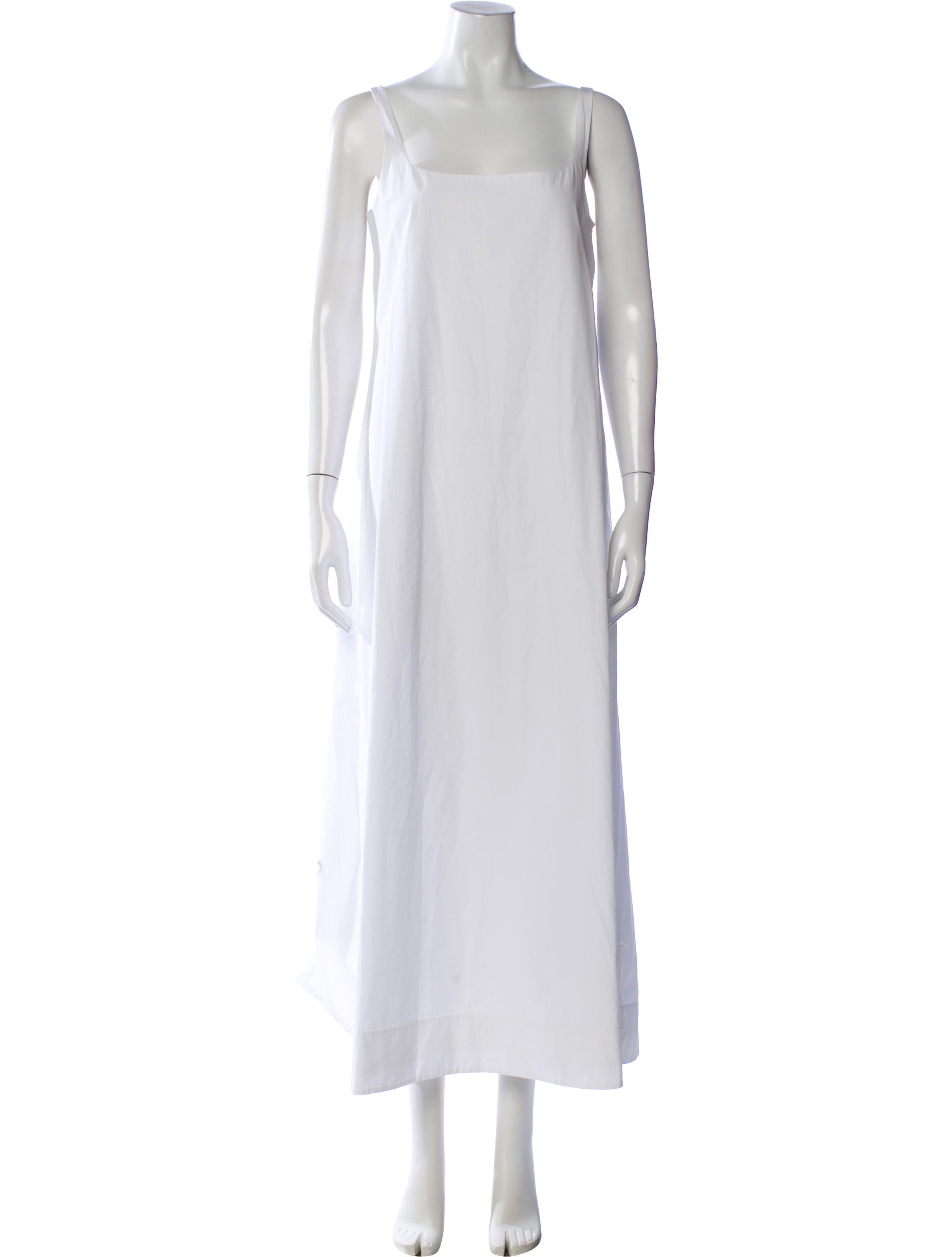 WARDROBE.NYC Square Neckline Long Dress