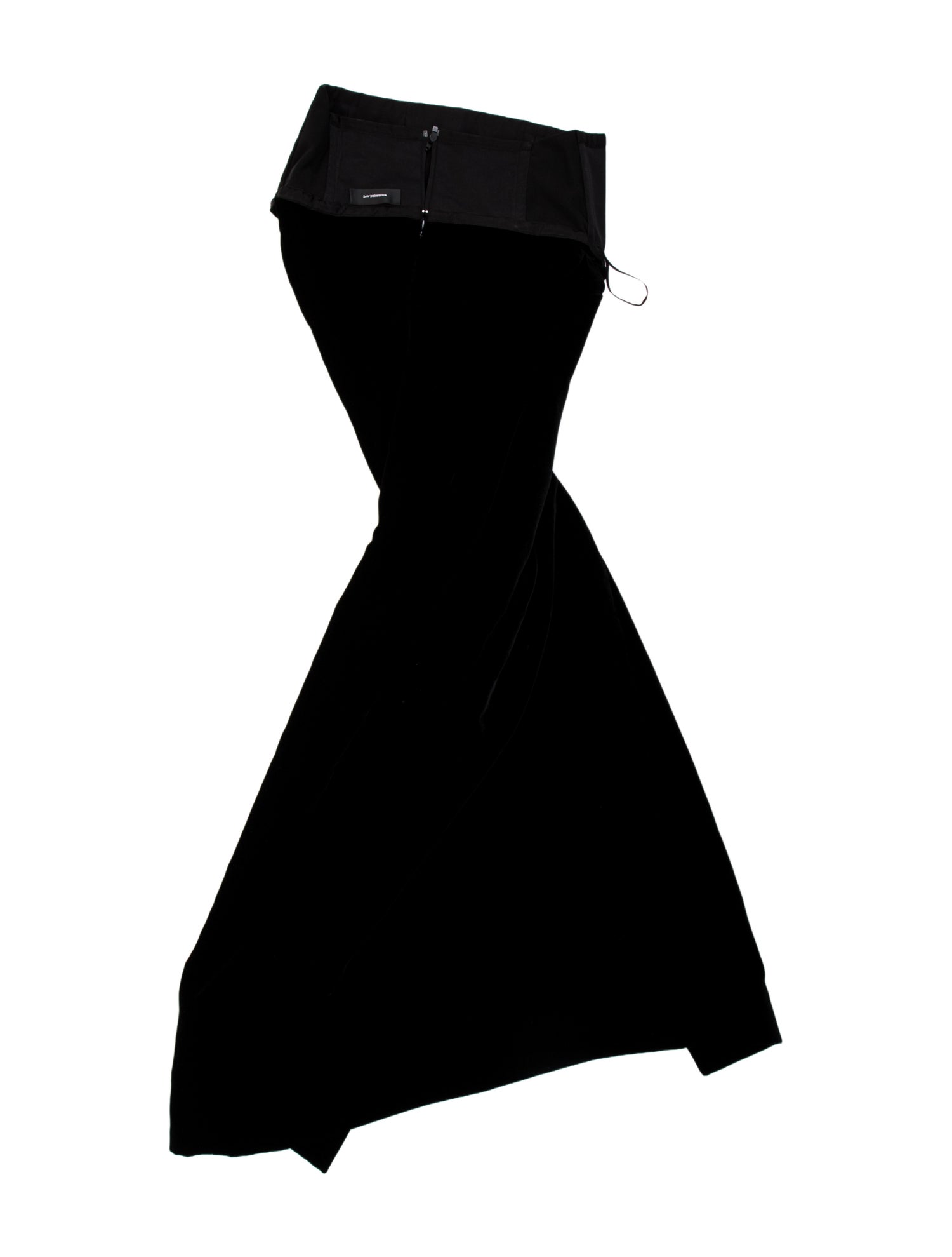 WARDROBE.NYC Strapless Midi Length Dress