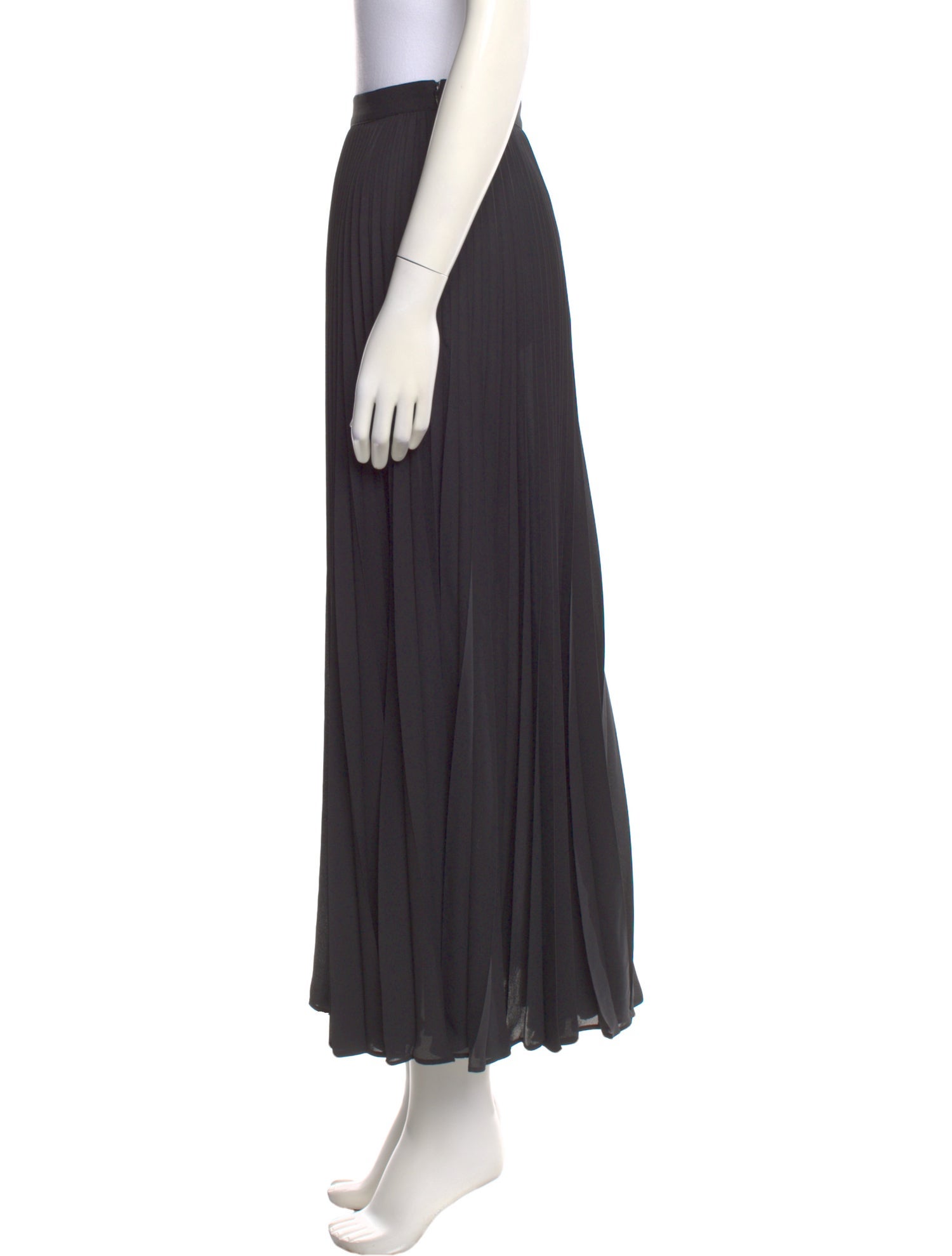 WARDROBE.NYC Silk Midi Length Skirt