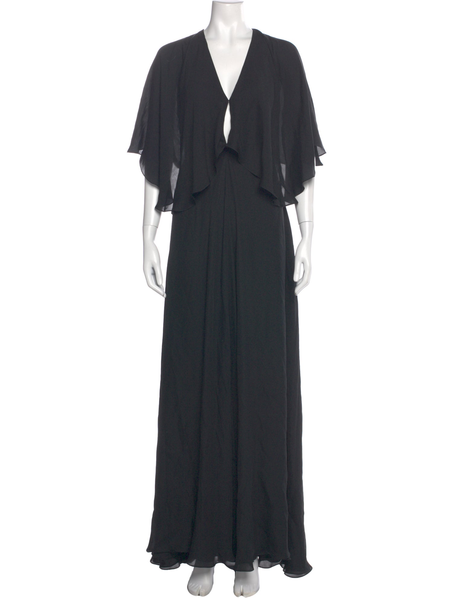 WARDROBE.NYC V-Neck Long Dress