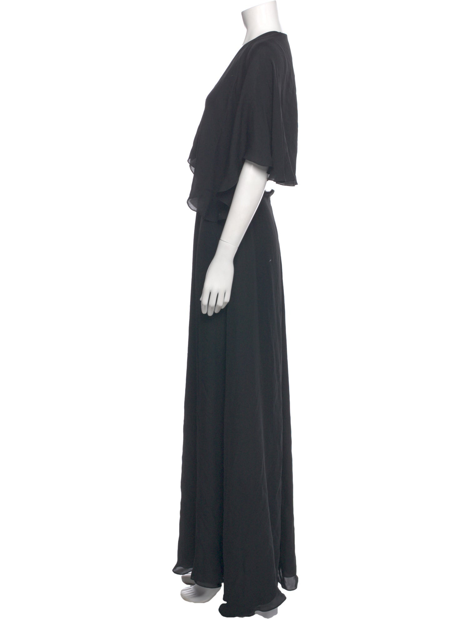 WARDROBE.NYC V-Neck Long Dress