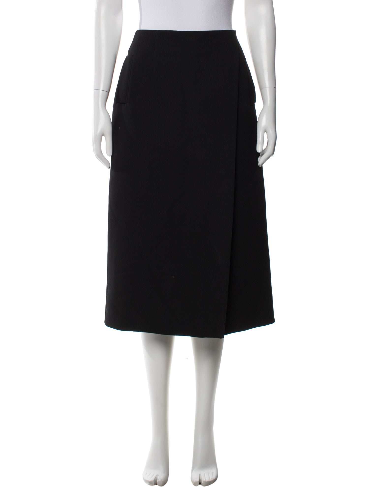 WARDROBE.NYC Virgin Wool Midi Length Skirt