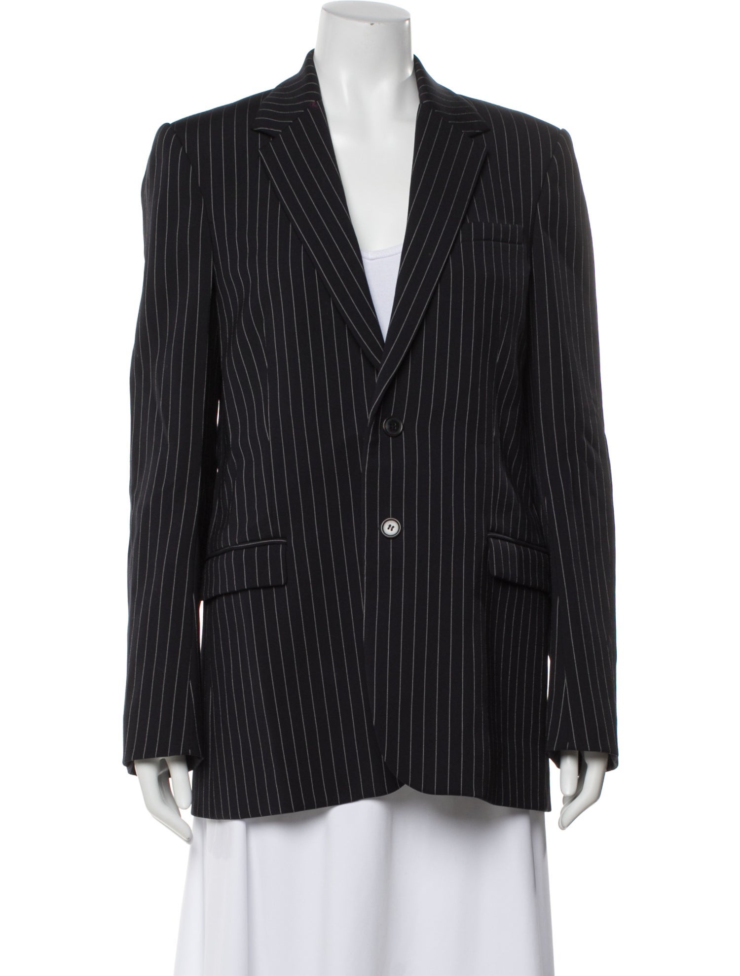 WARDROBE.NYC Virgin Wool Striped Blazer