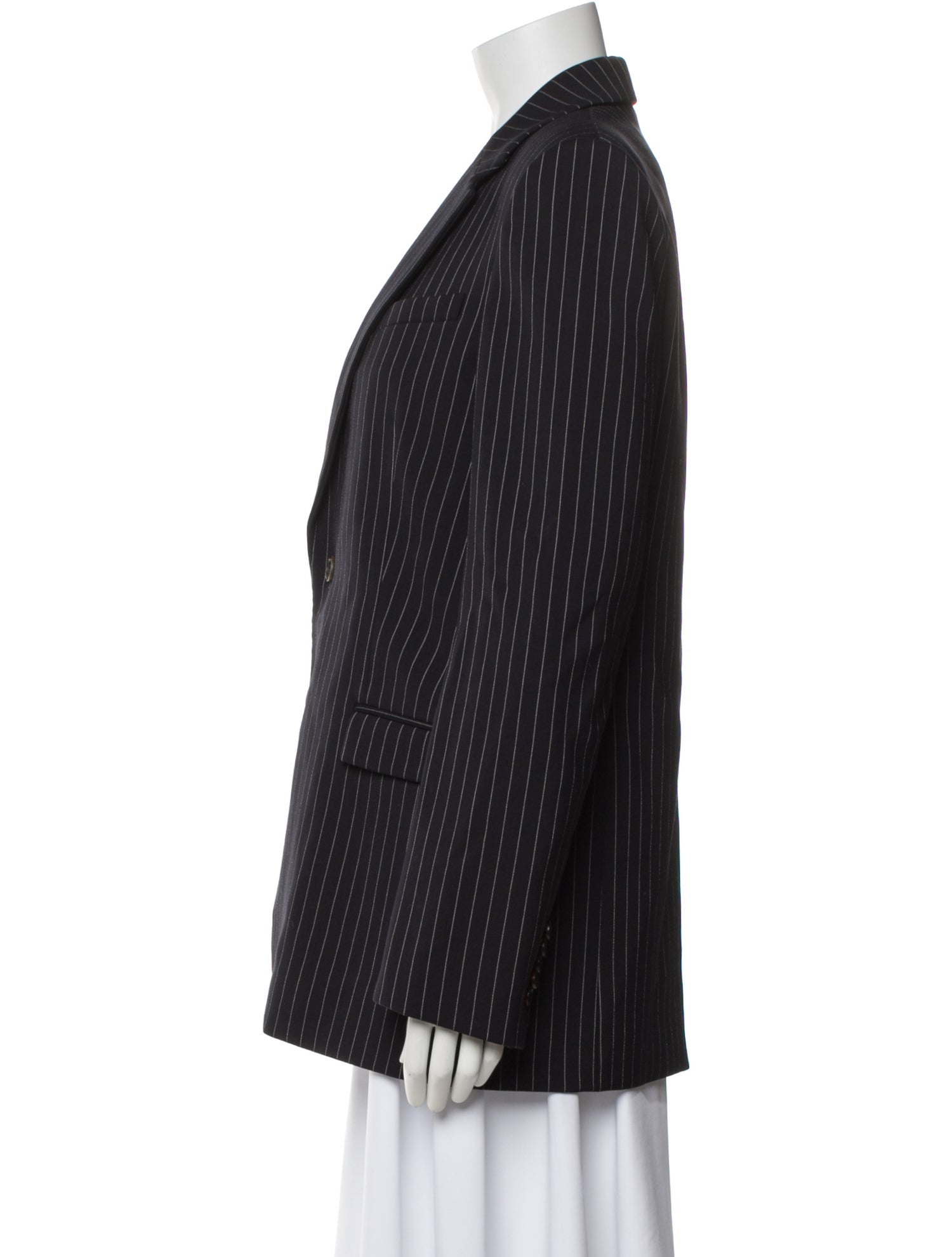 WARDROBE.NYC Virgin Wool Striped Blazer