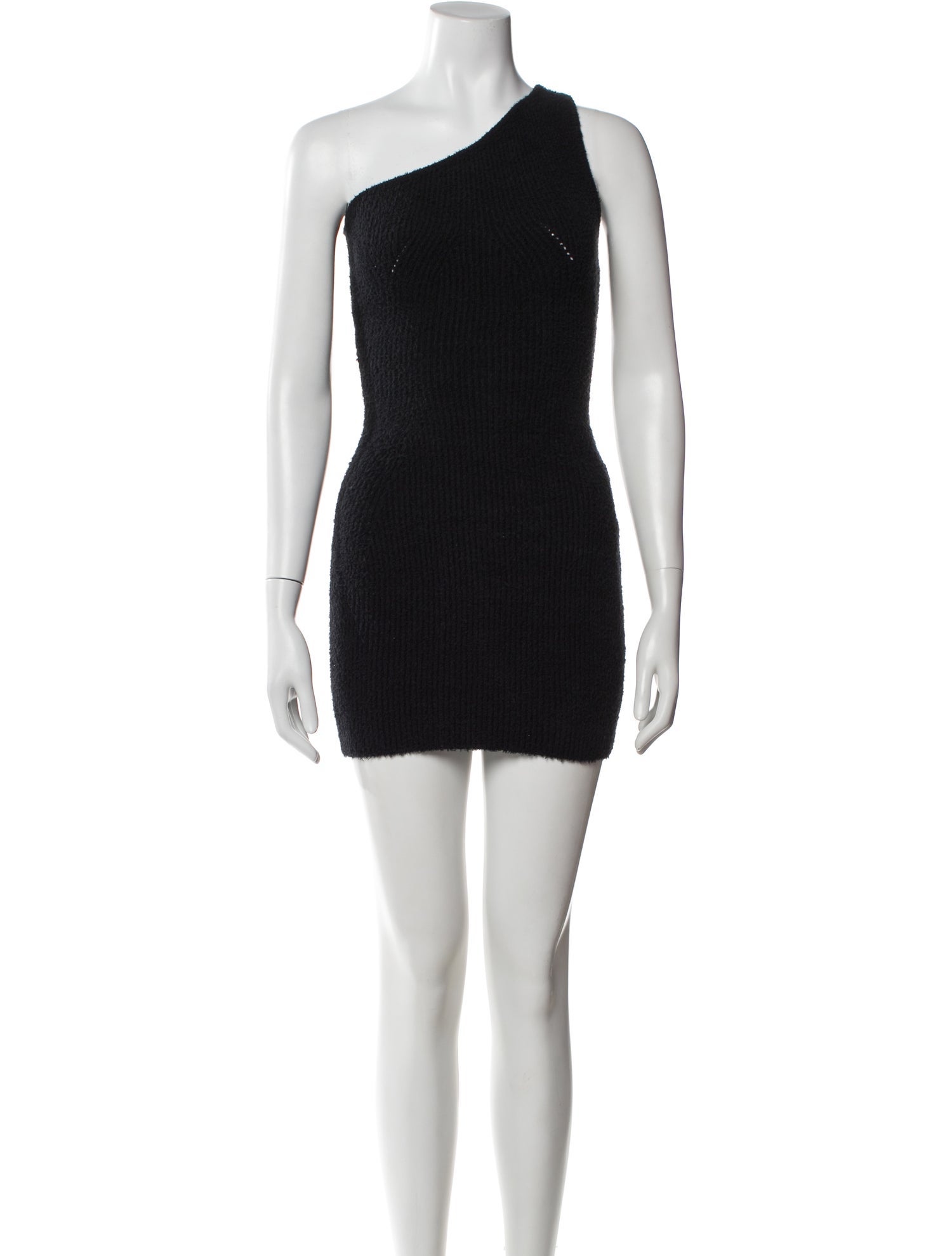 WARDROBE.NYC One-Shoulder Mini Dress