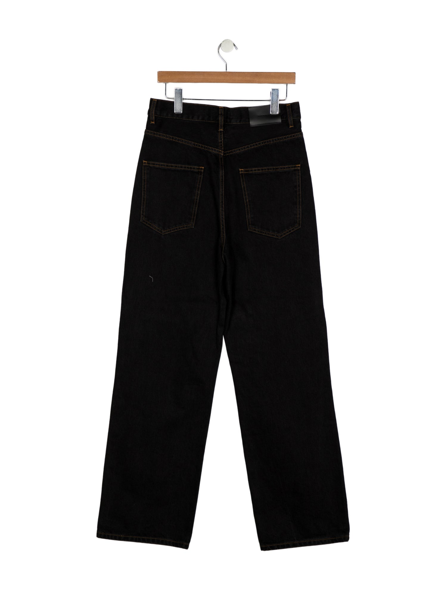 WARDROBE.NYC High-Rise Wide Leg Jeans
