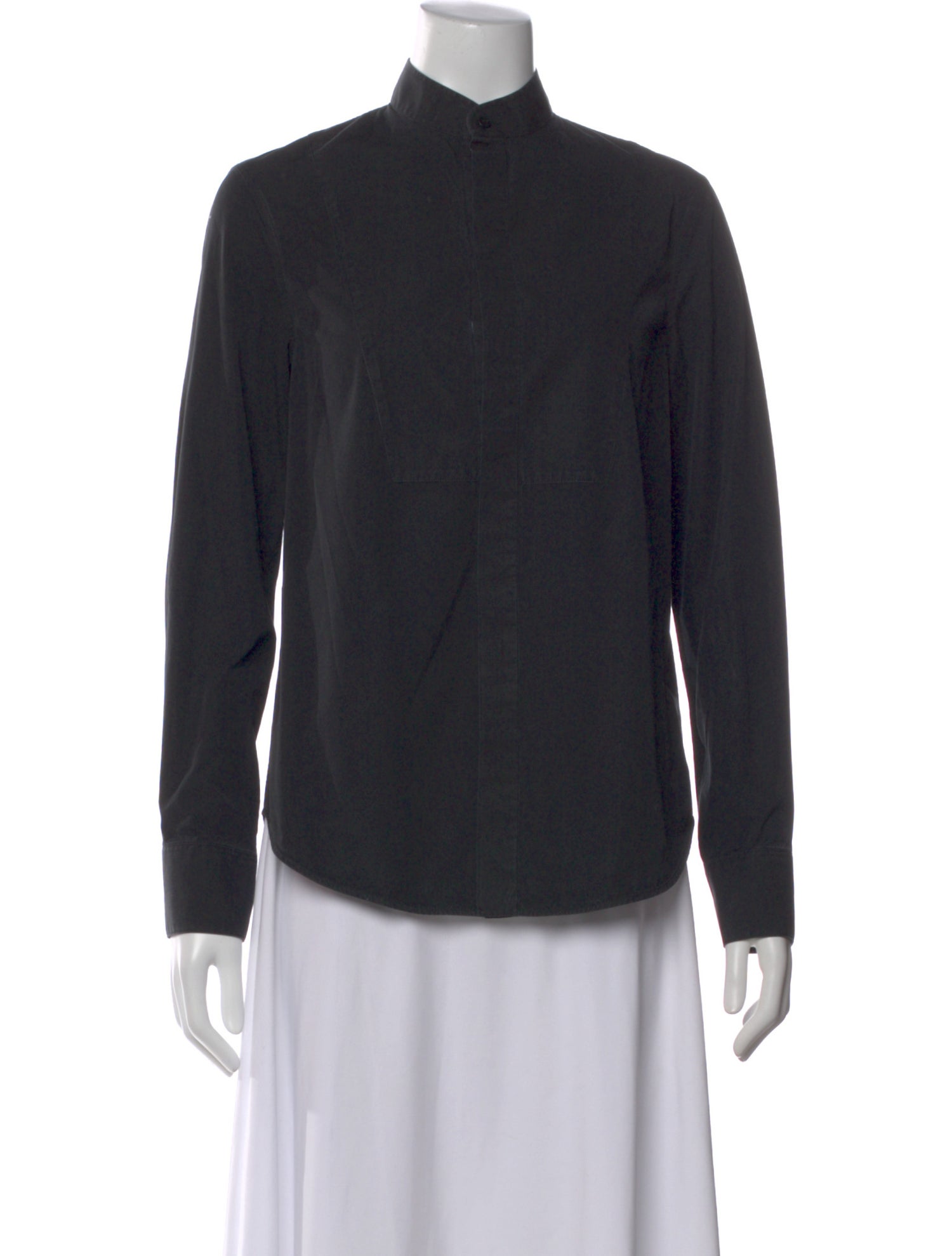 WARDROBE.NYC Long Sleeve Button-Up Top