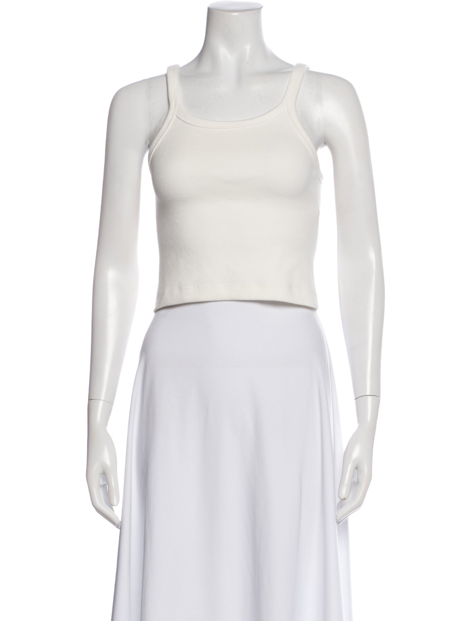 WARDROBE.NYC Scoop Neck Sleeveless Top