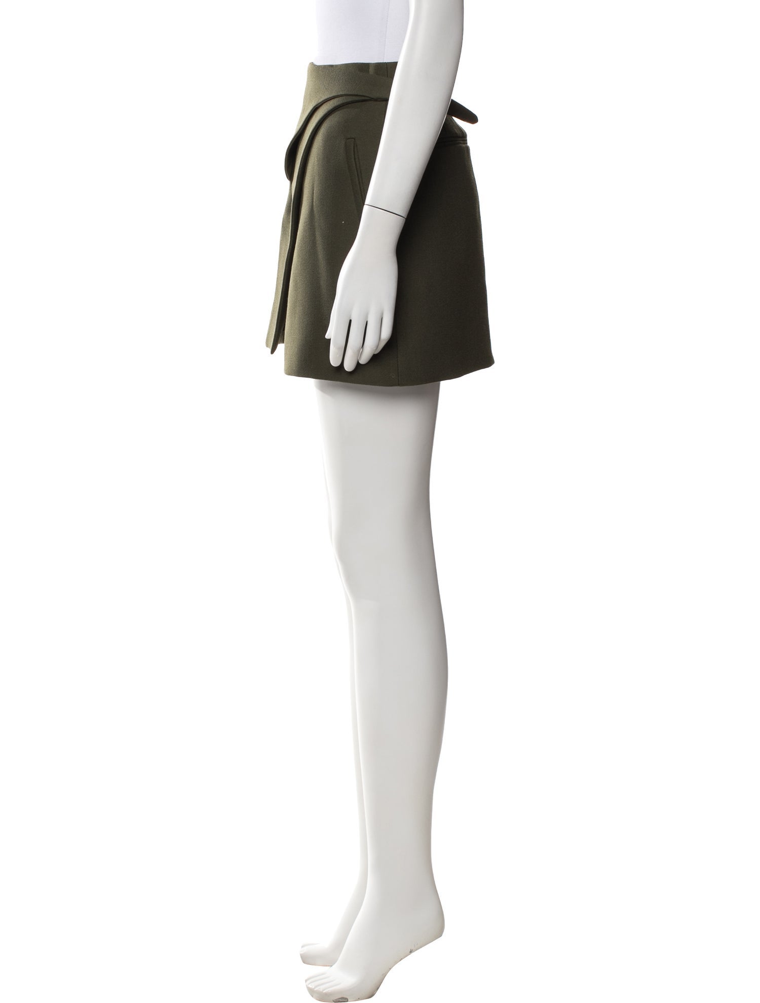 WARDROBE.NYC Virgin Wool Mini Skirt