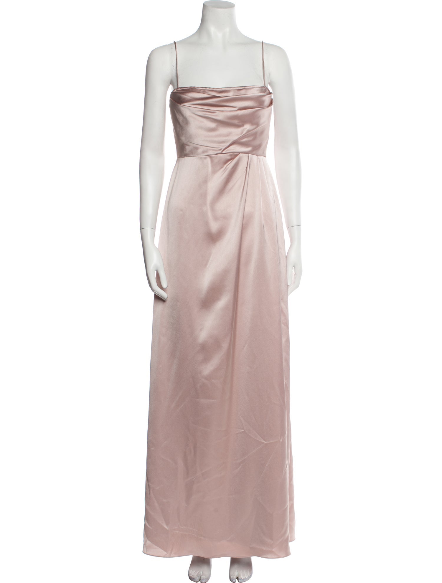Watters Square Neckline Long Dress