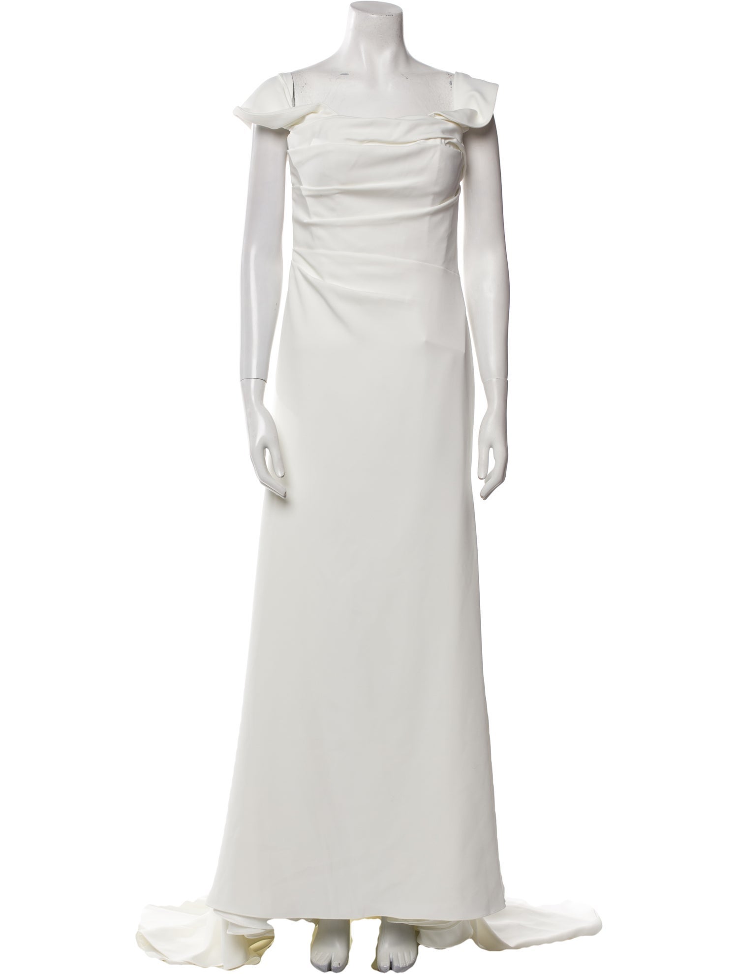 Watters Square Neckline Long Dress