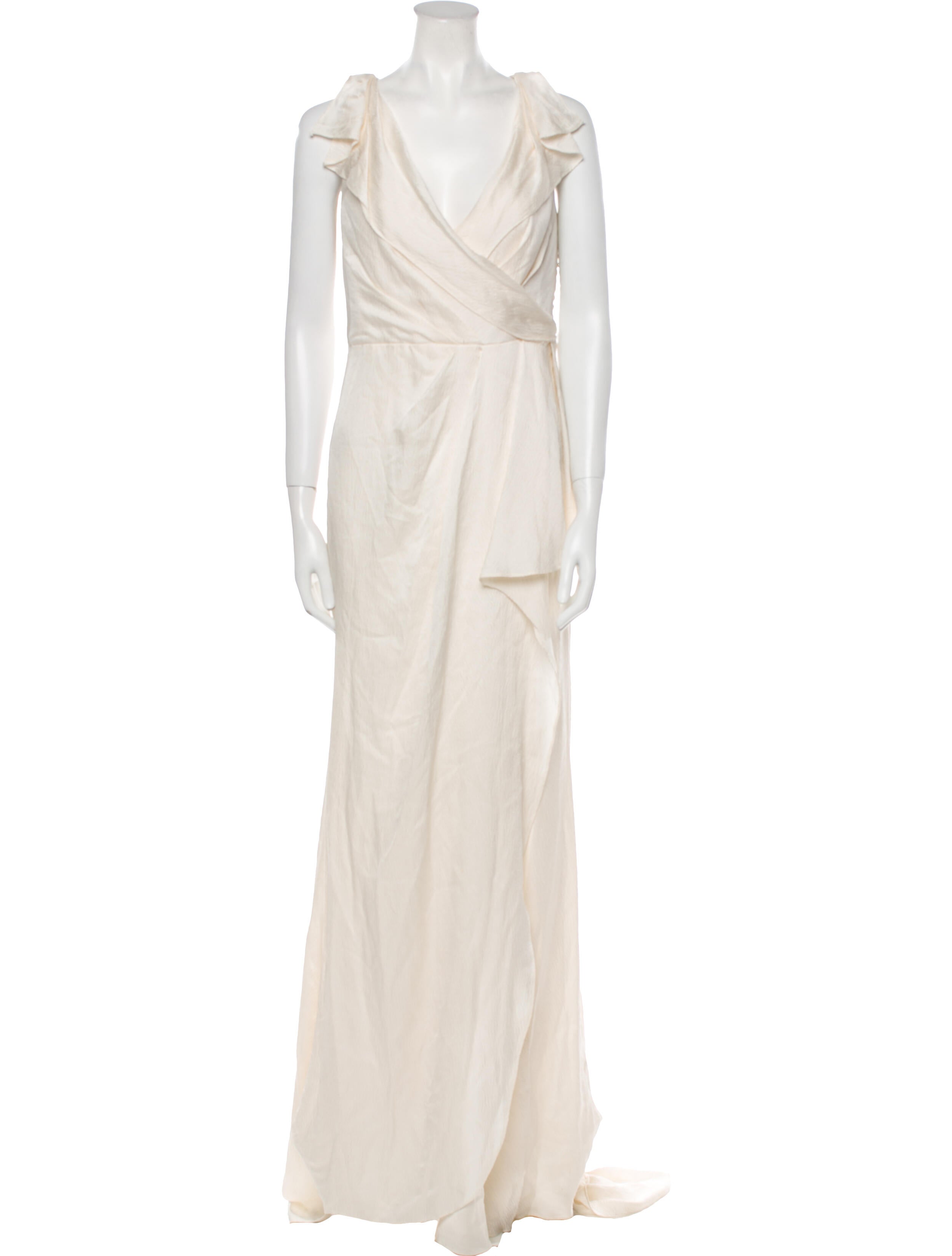Watters Silk Long Dress