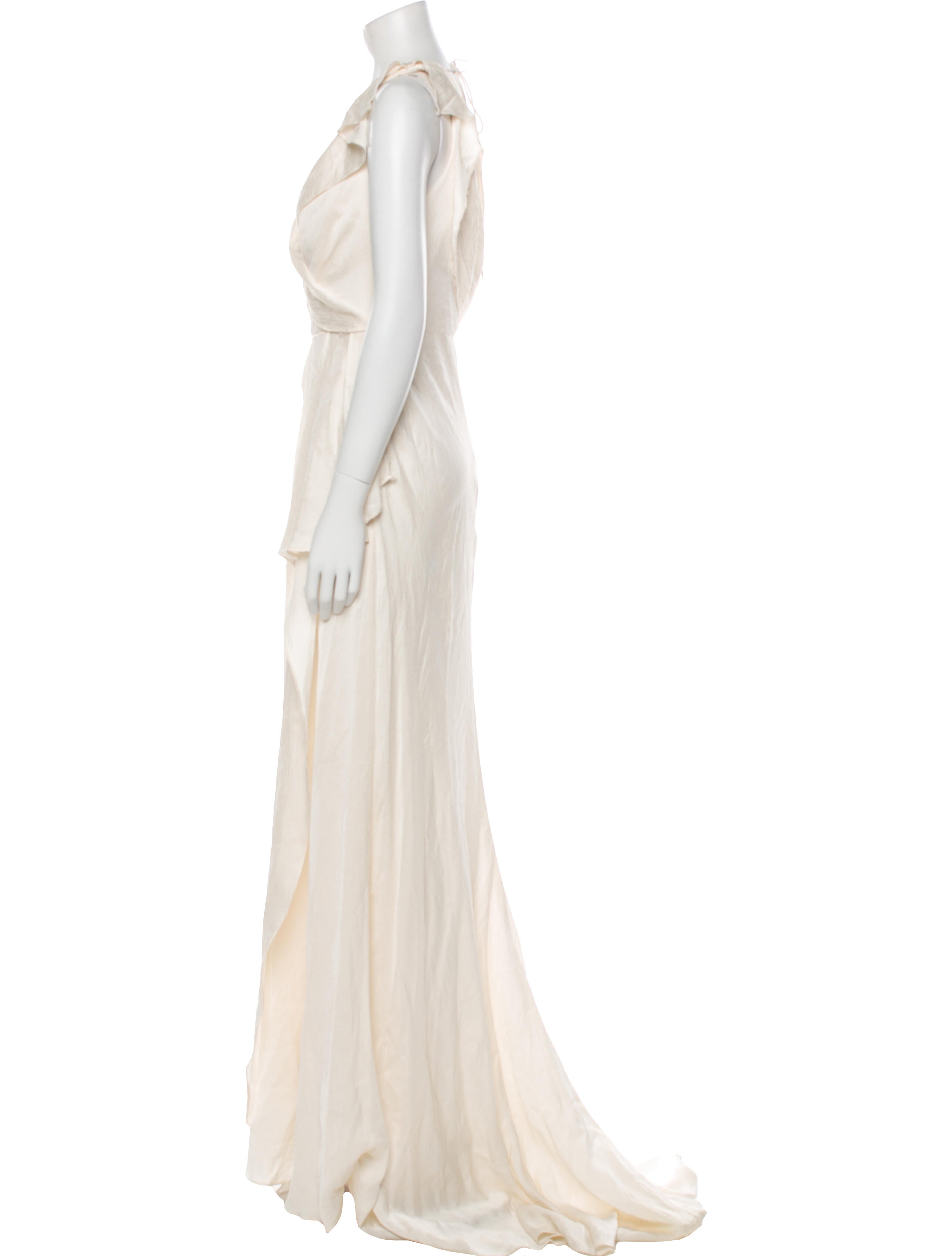 Watters Silk Long Dress