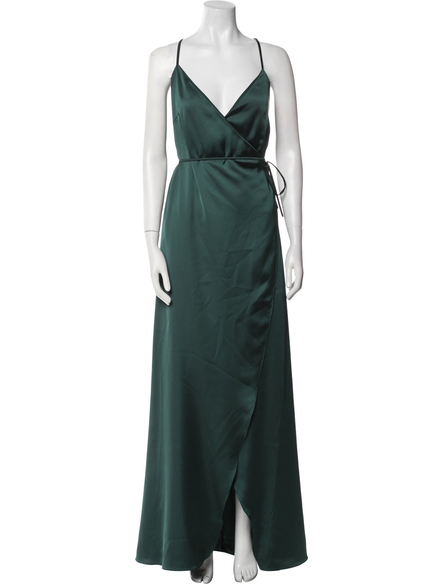Watters V-Neck Long Dress