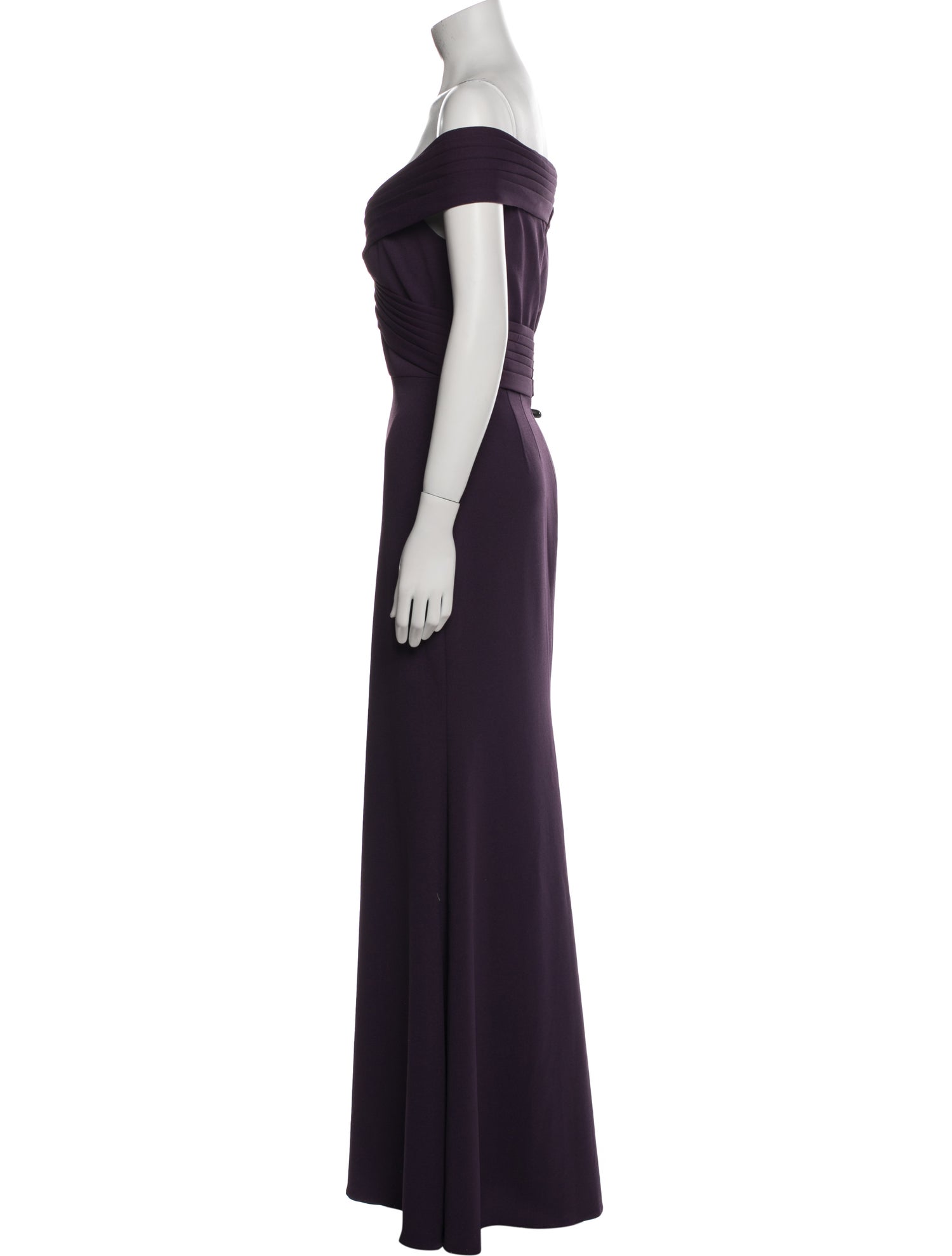 Watters Off-The-Shoulder Long Dress