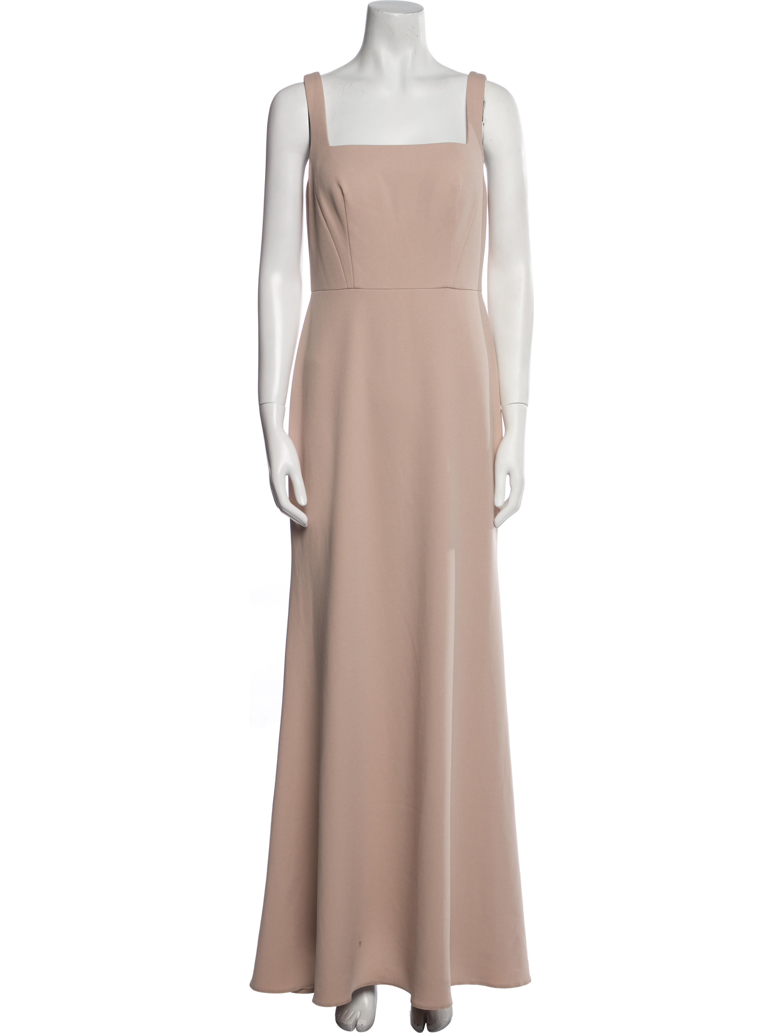 Watters Square Neckline Long Dress