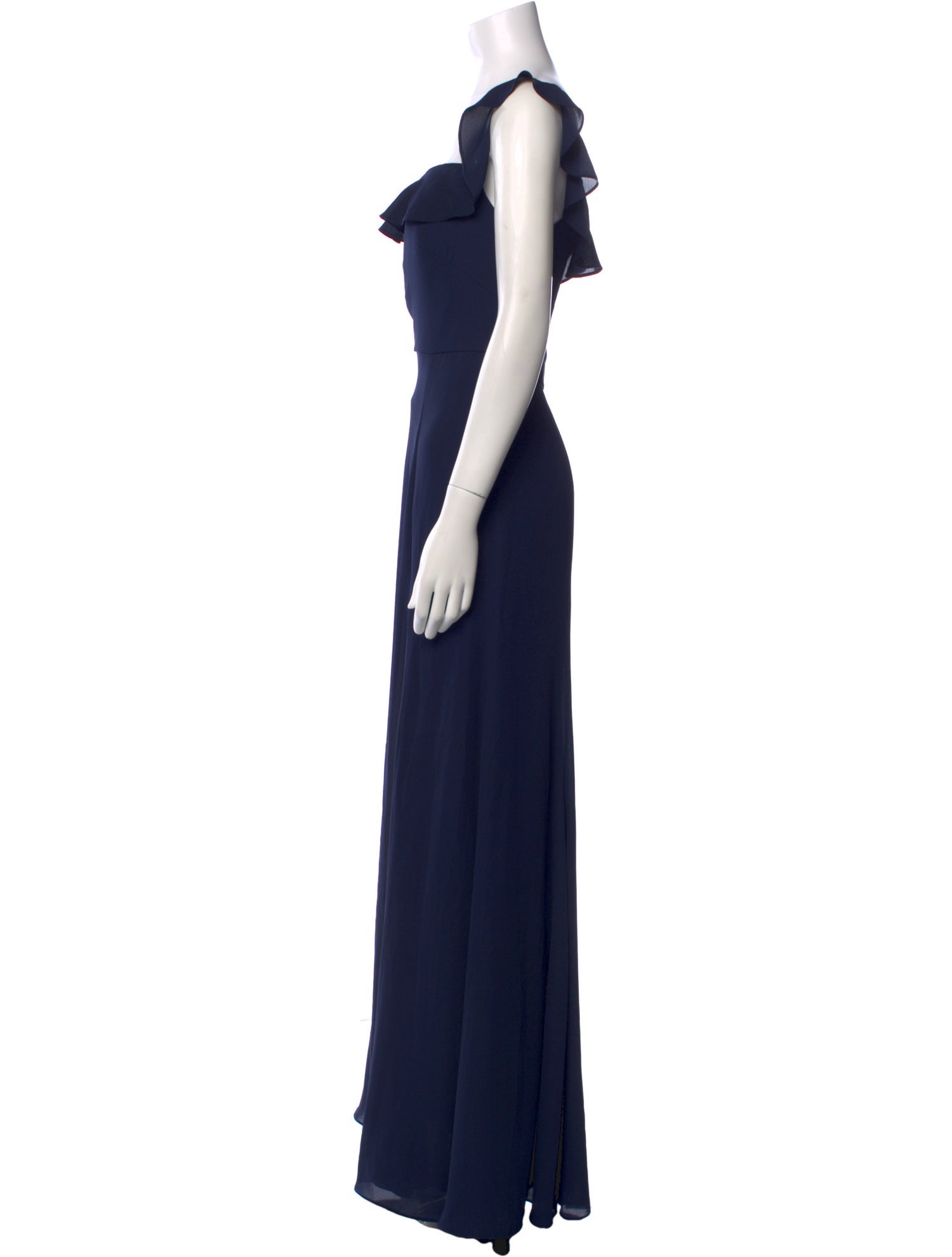 Watters Square Neckline Long Dress