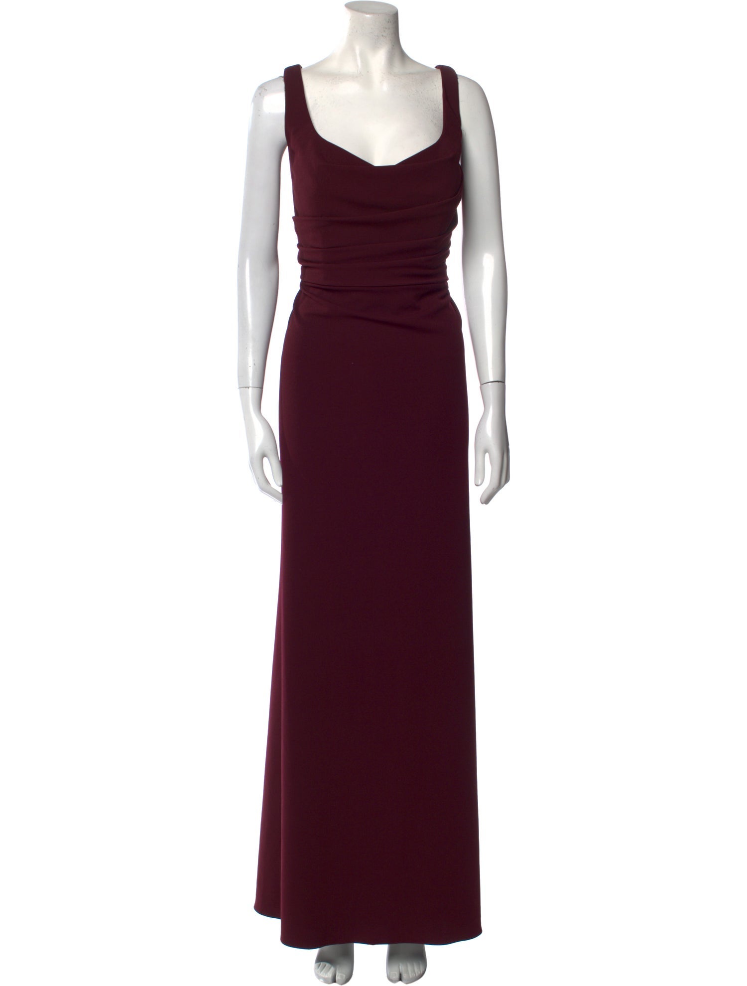 Watters Cowl Neck Long Dress