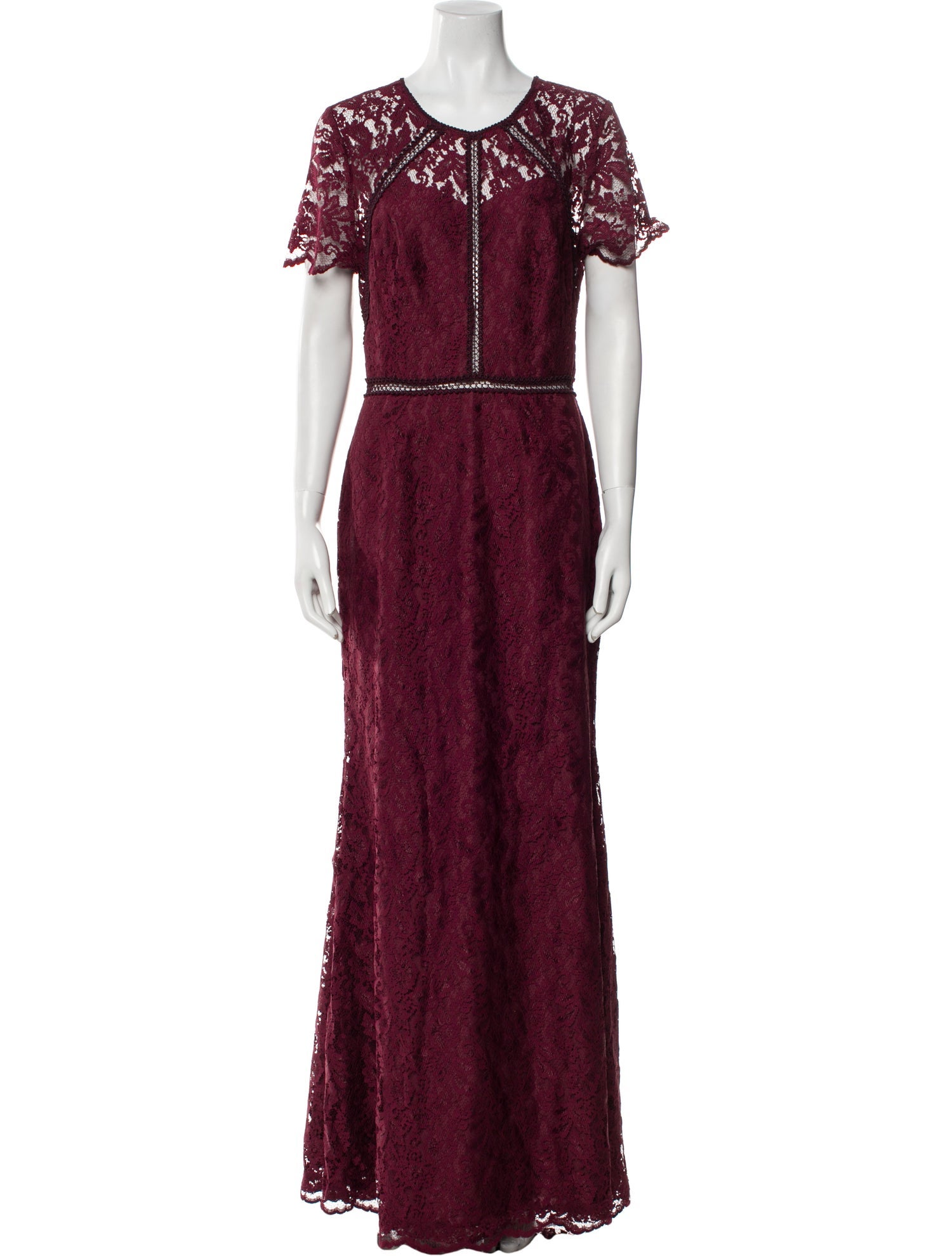 Watters Lace Pattern Long Dress w/ Tags