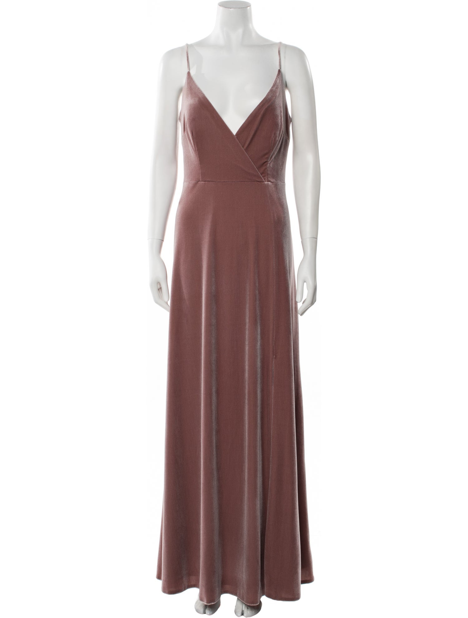 Watters V-Neck Long Dress