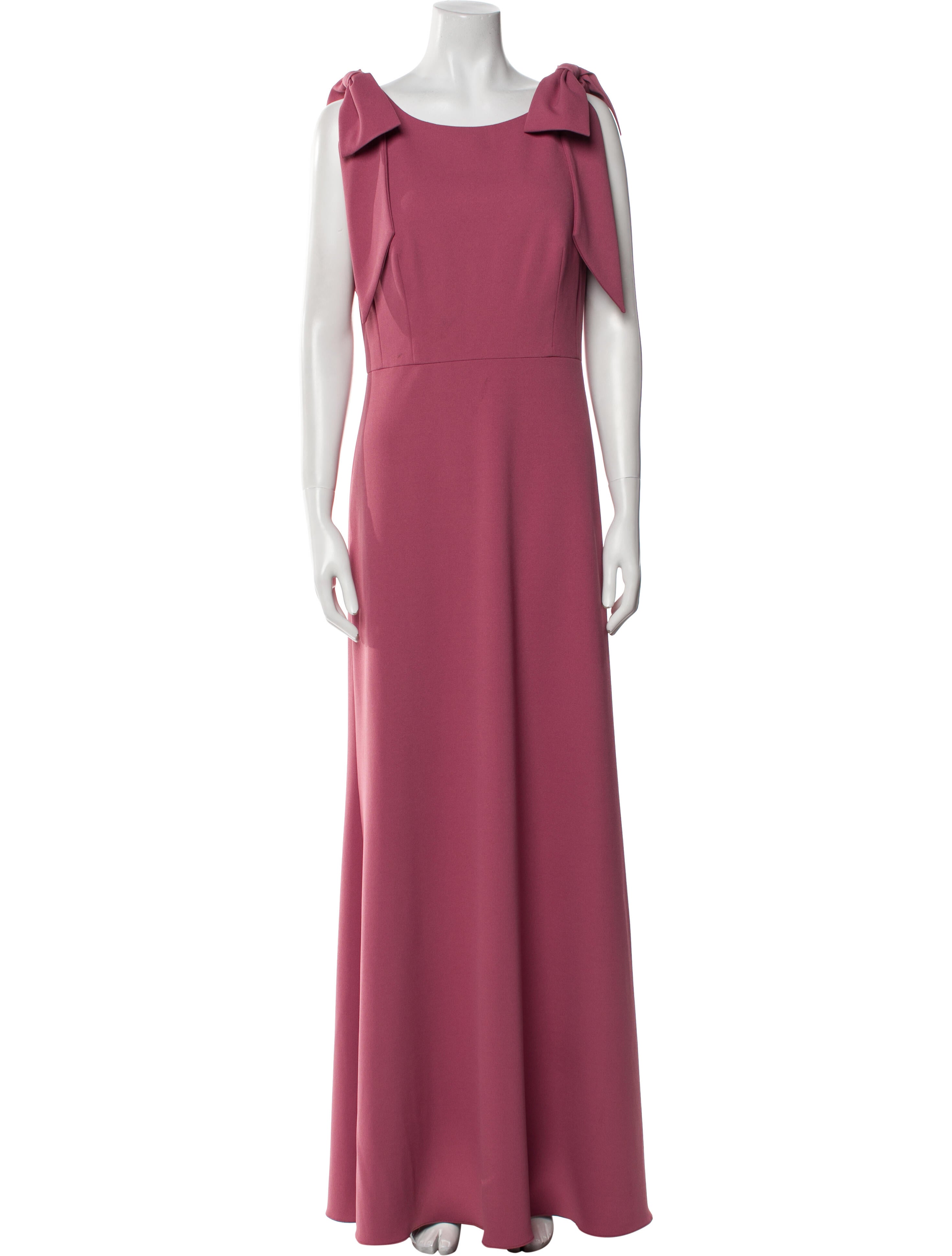Watters Scoop Neck Long Dress