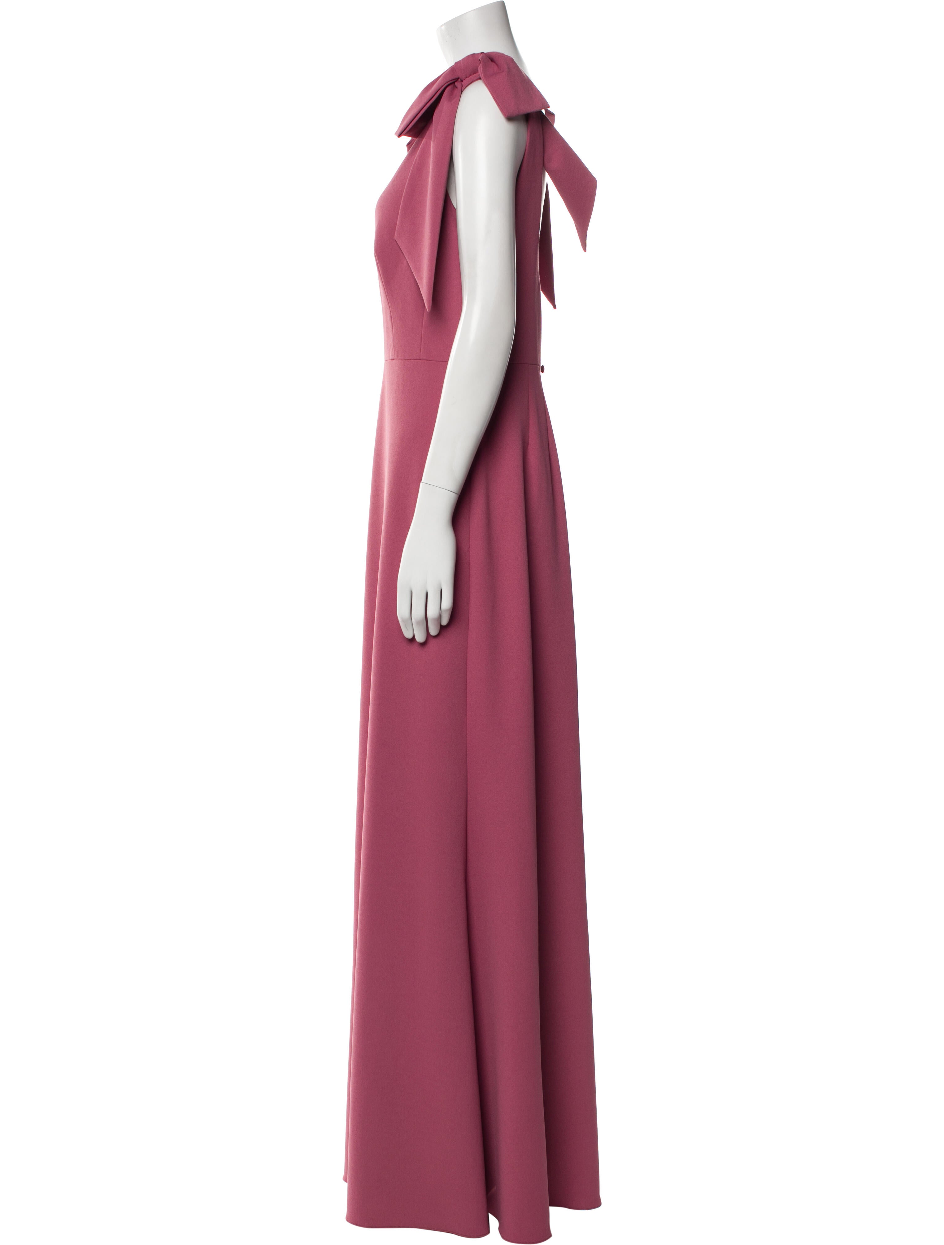 Watters Scoop Neck Long Dress