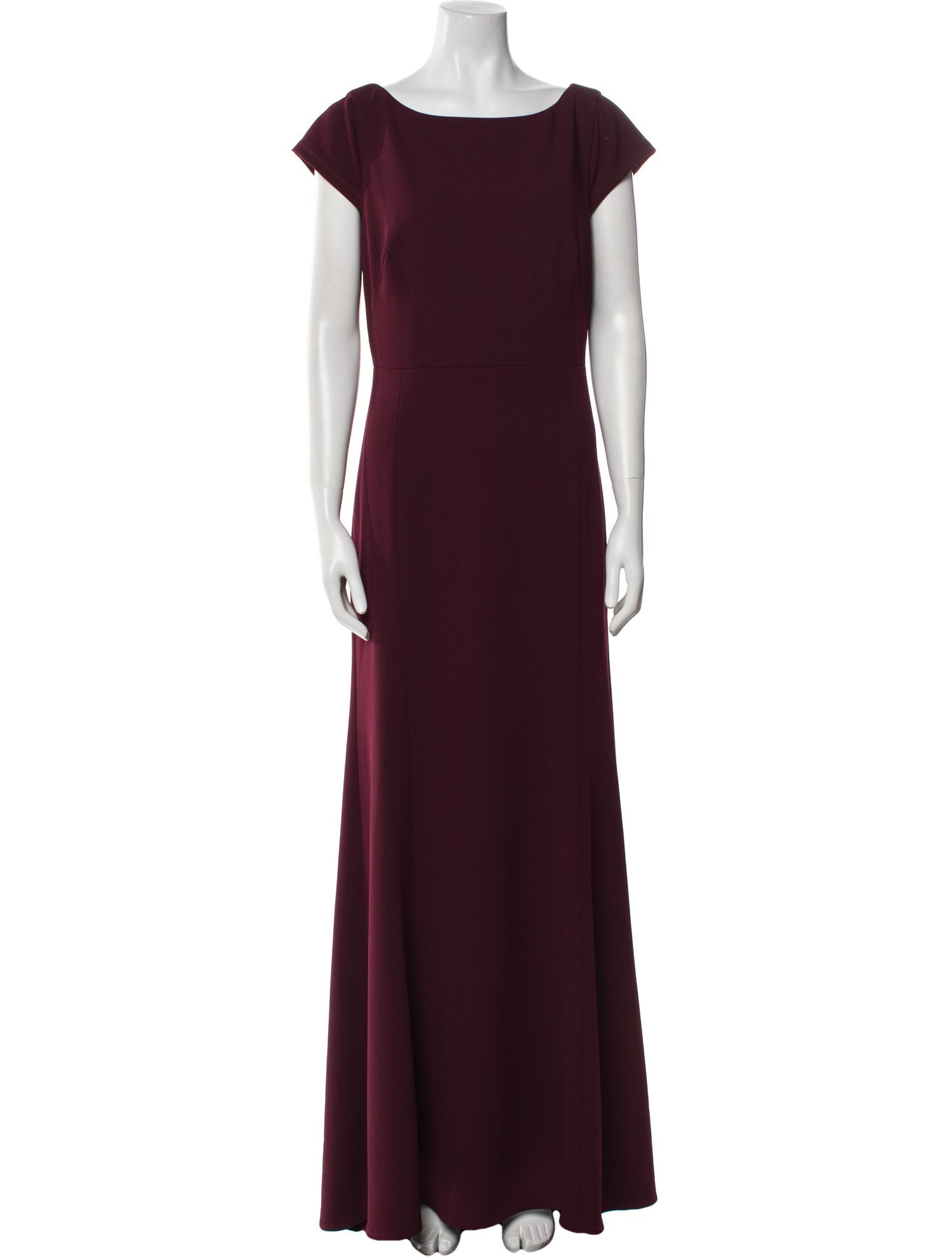 Watters Bateau Neckline Long Dress
