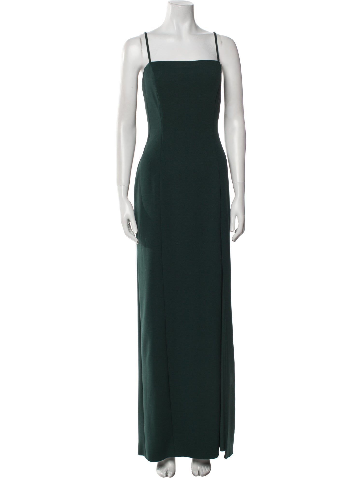 Watters Square Neckline Long Dress