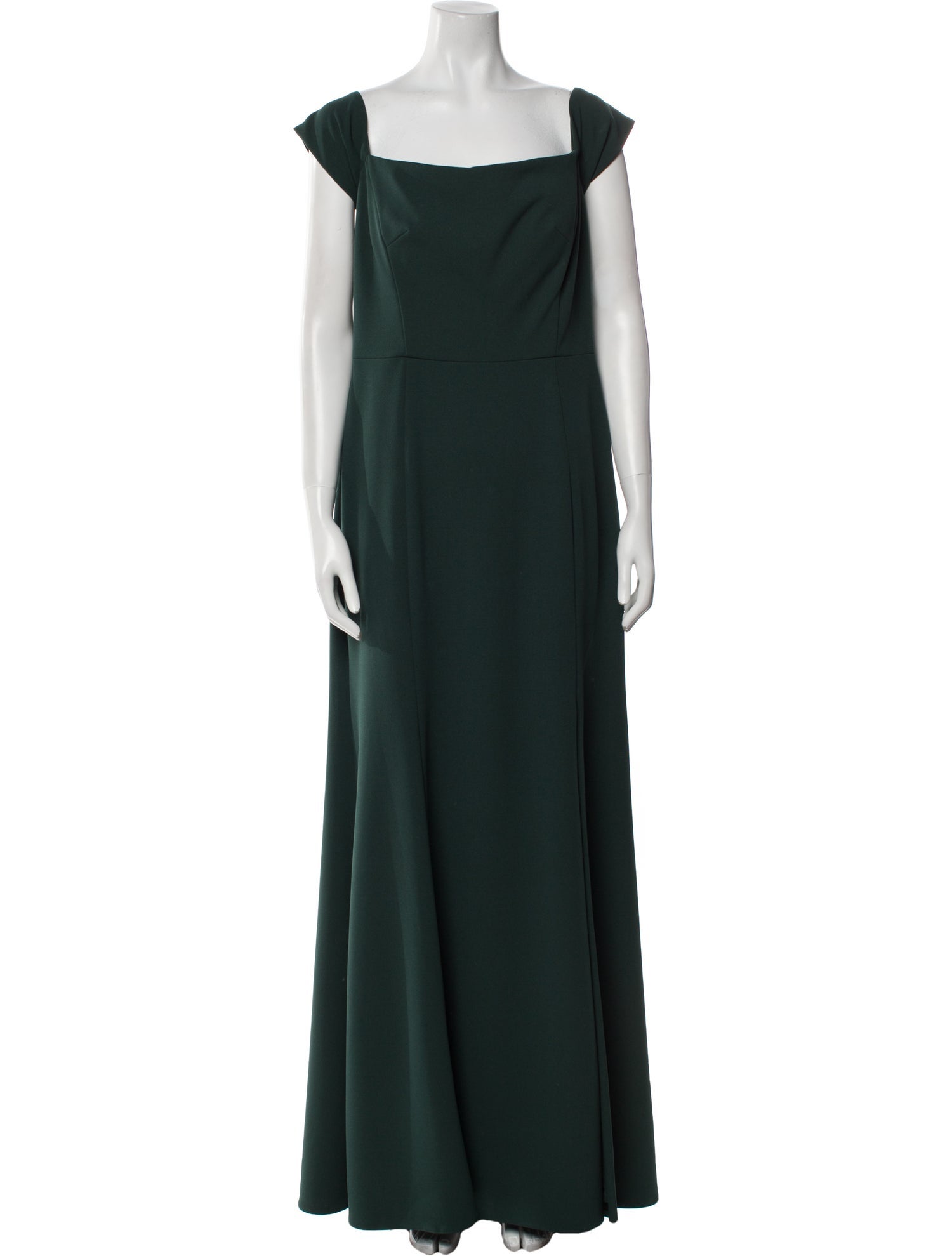 Watters Square Neckline Long Dress