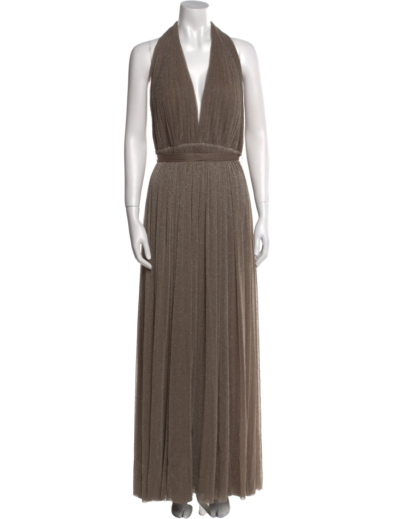 Watters Halterneck Long Dress