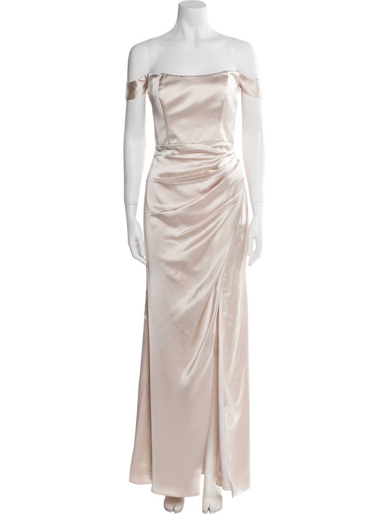 Watters Off-The-Shoulder Long Dress