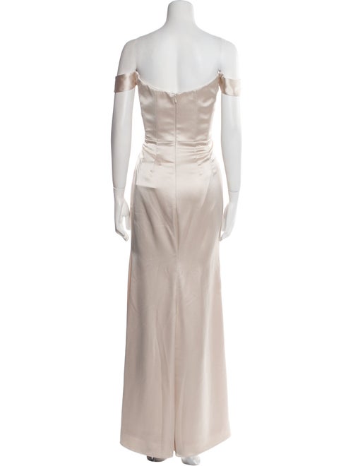 Watters Off-The-Shoulder Long Dress