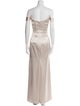 Watters Off-The-Shoulder Long Dress