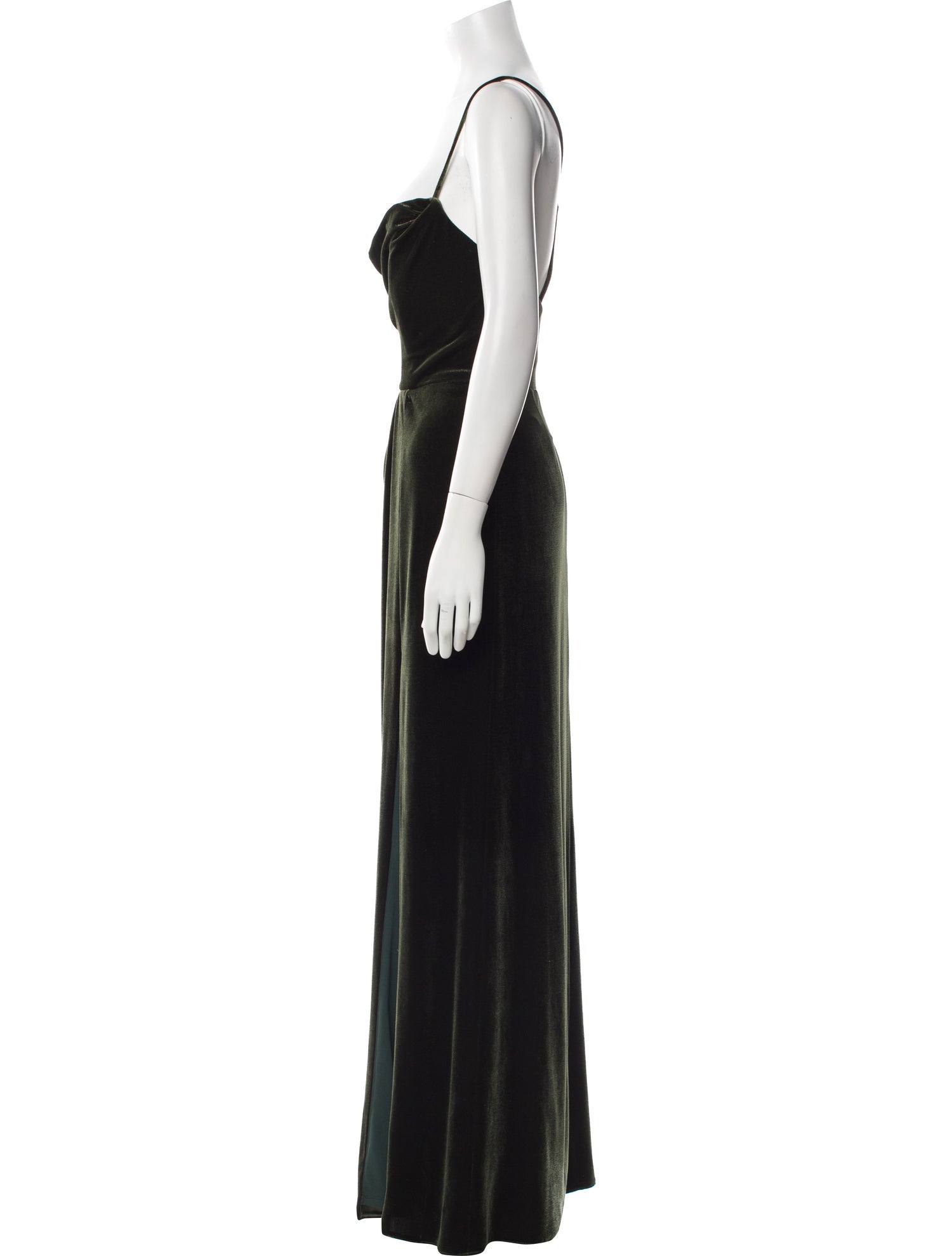 Watters Square Neckline Long Dress